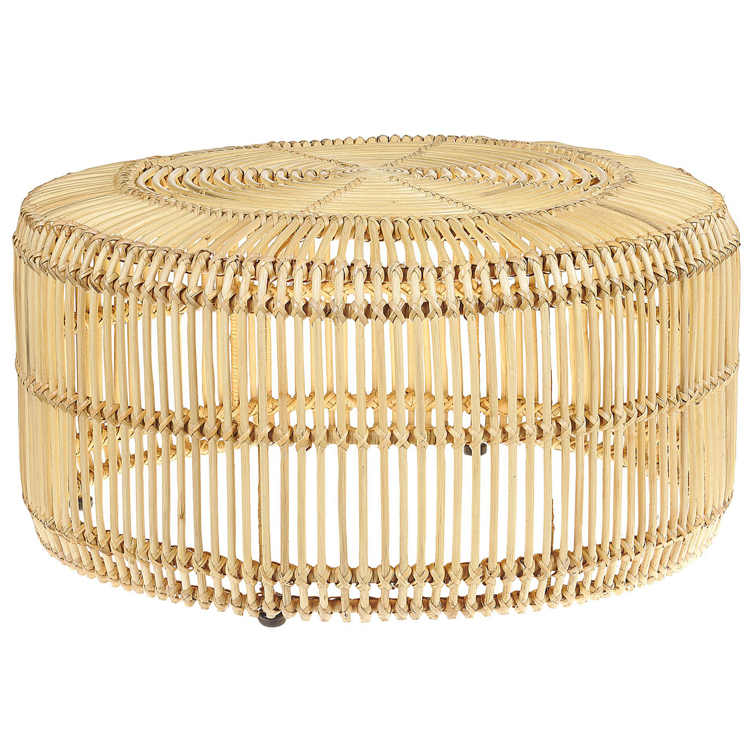 Sofabord LIMNI Rattan Lysebrun