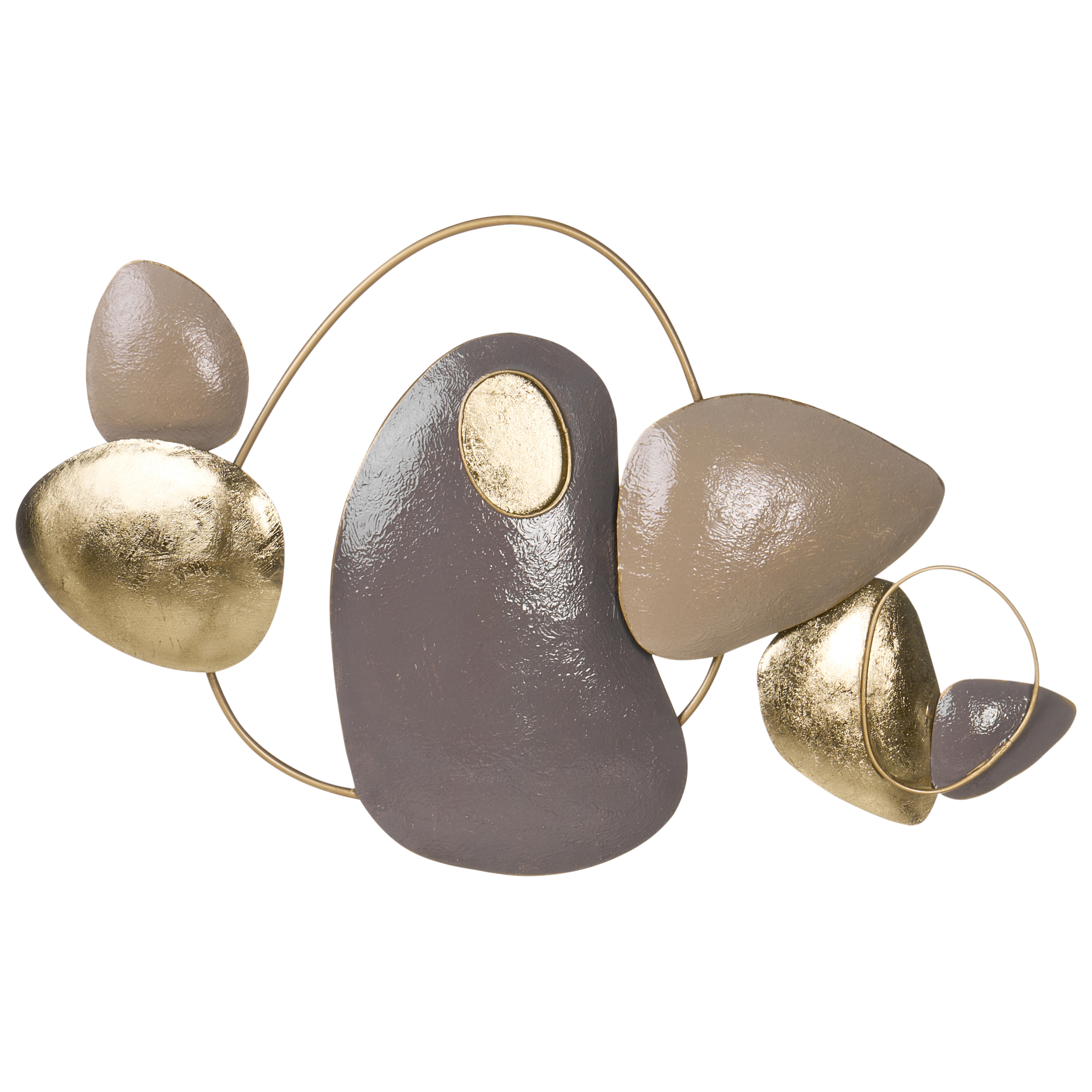 Vægdekoration CLANE 46 cm Metal Guld
