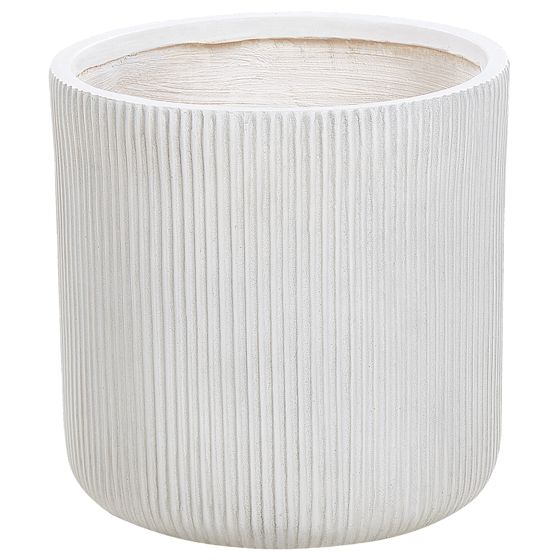 Urtepotte OREOI 37 cm Cremehvid