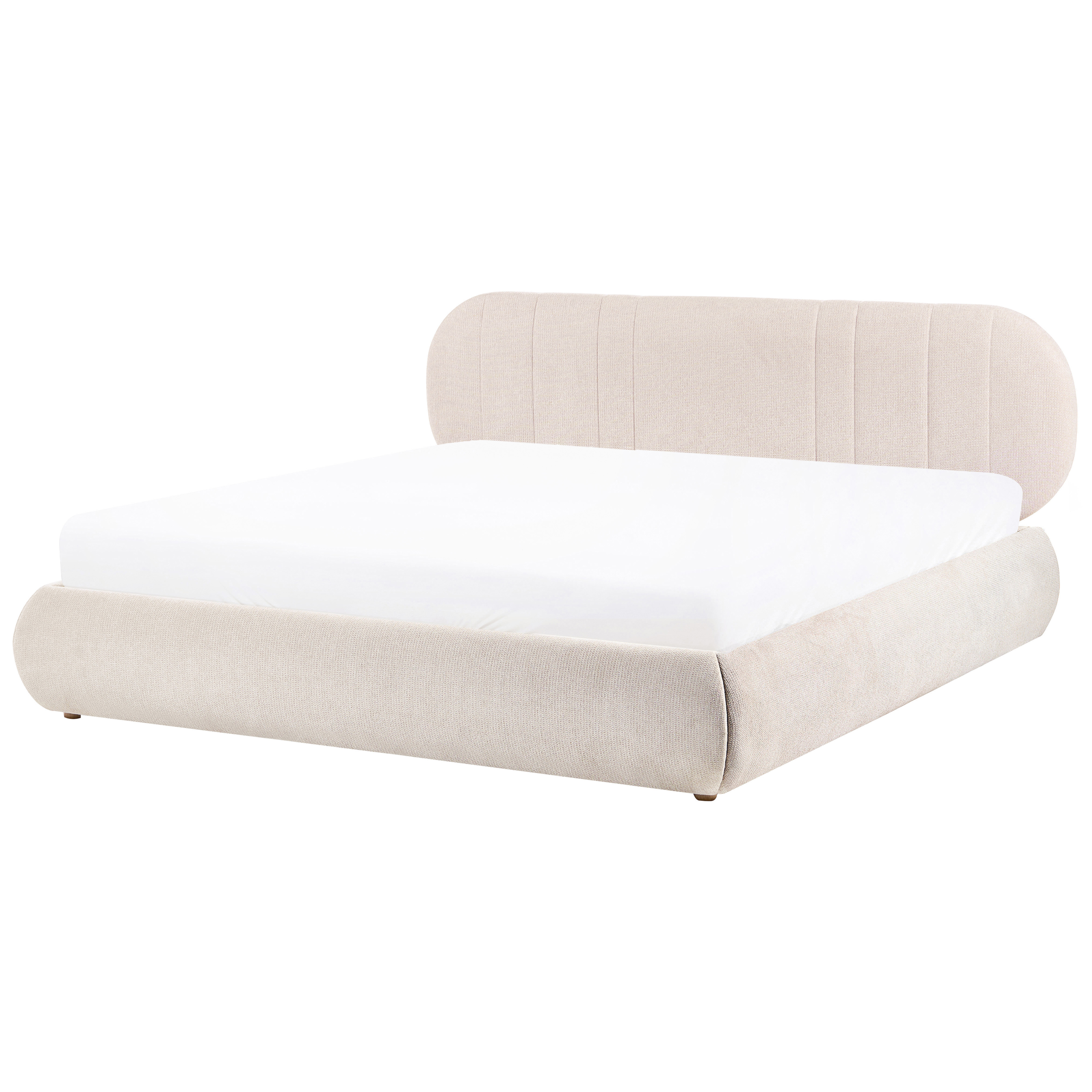 Seng med opbevaring CAMPAN Lys Beige 180 x 200 cm