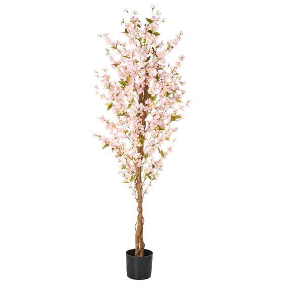 Kunstig plante SAKURA 185 cm Lyserød