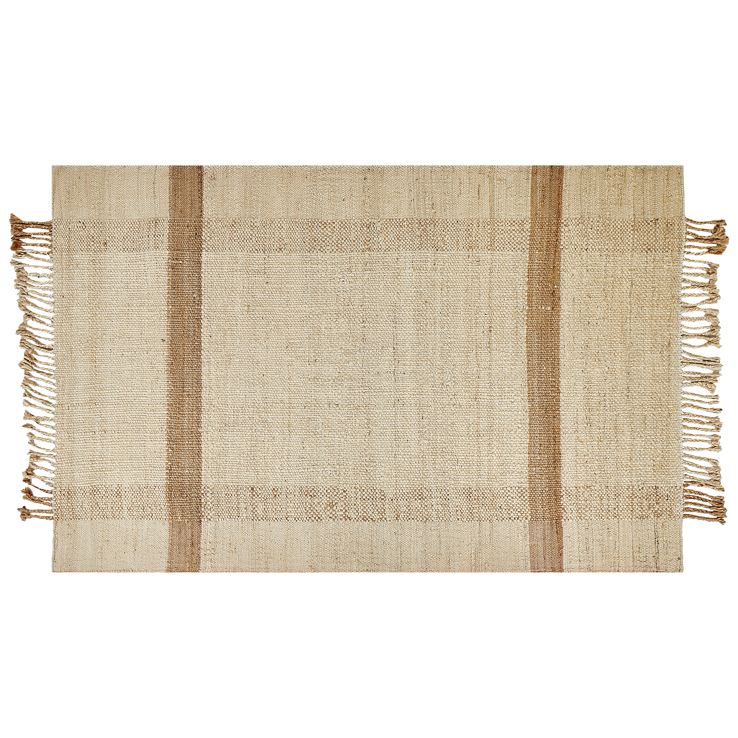 Gulvtæppe YELMEZ Beige 140 x 200 cm Jute