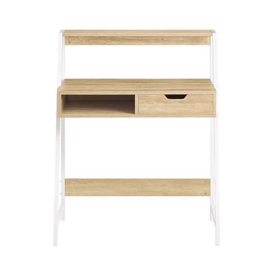 SoBuy lille skrivebord, Skrivebord, Skrivebord med skuffer FWT63-N