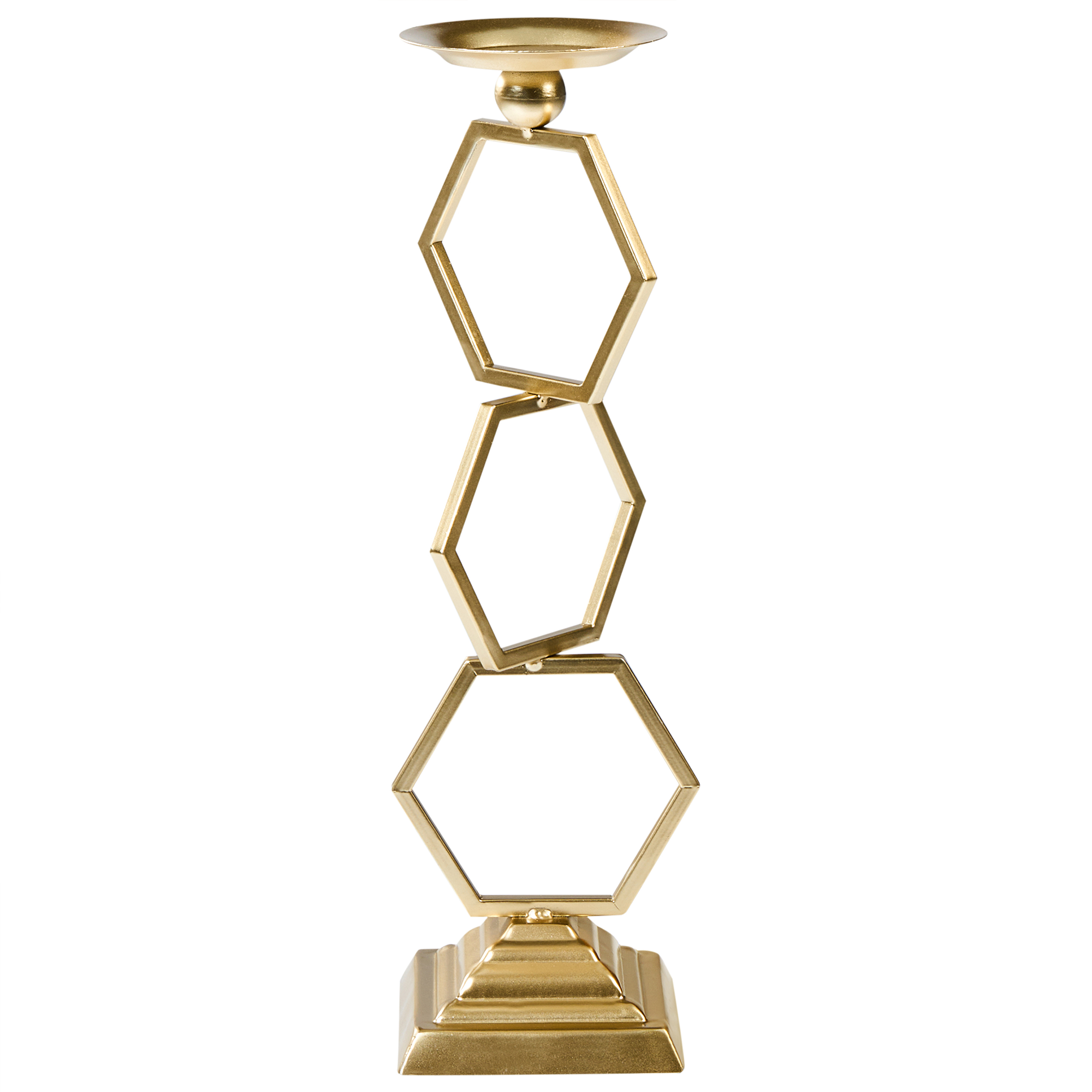 Lysestage ARDEE 44 cm Metal Guld