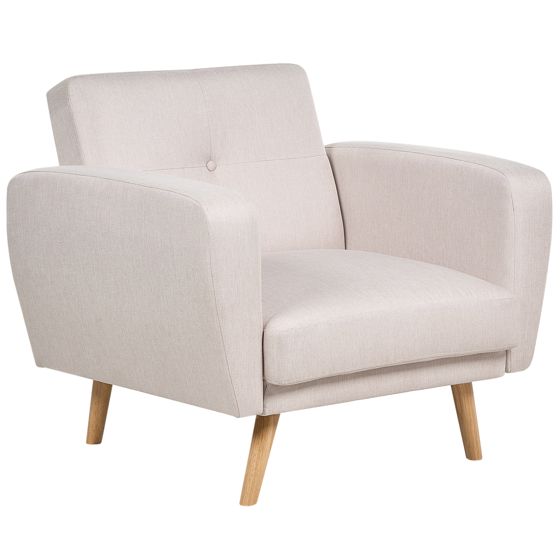 Lænestol FLORLI Lys Beige