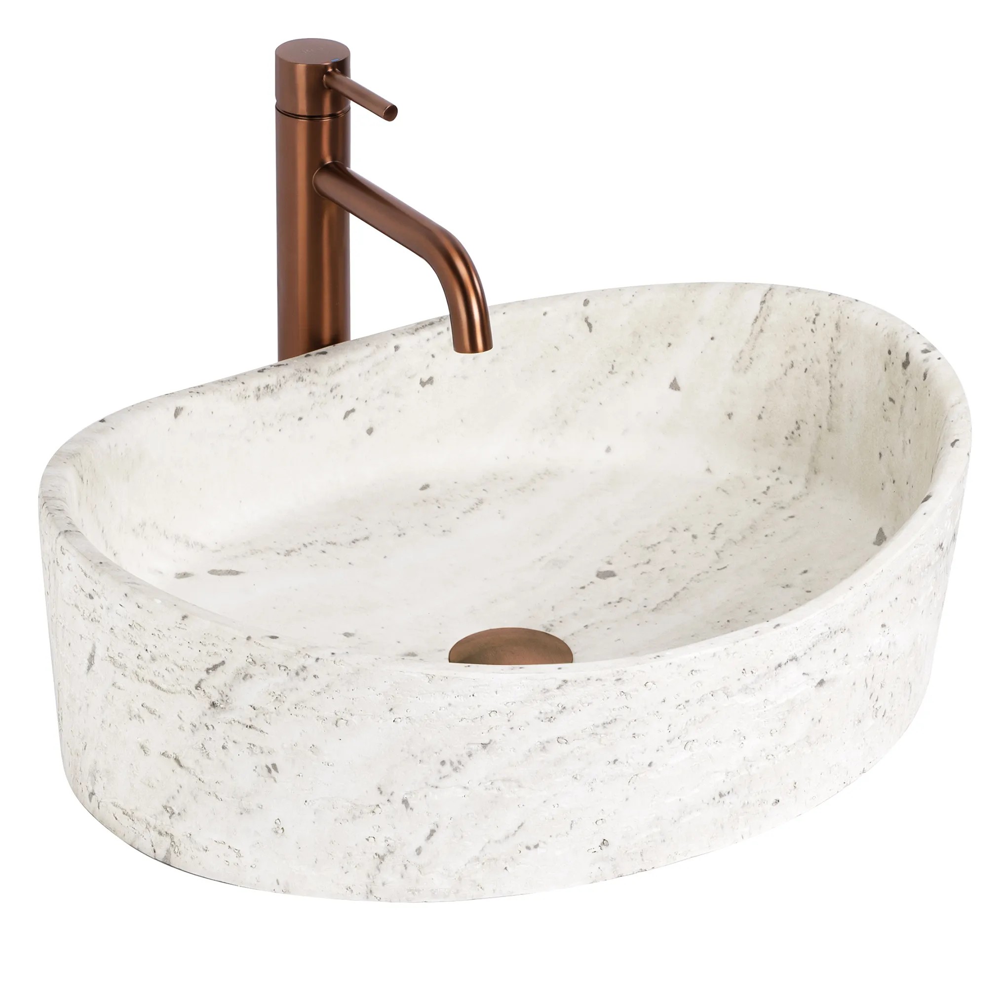 REA bordmonteret håndvask Dream Beige, 50x36x15cm