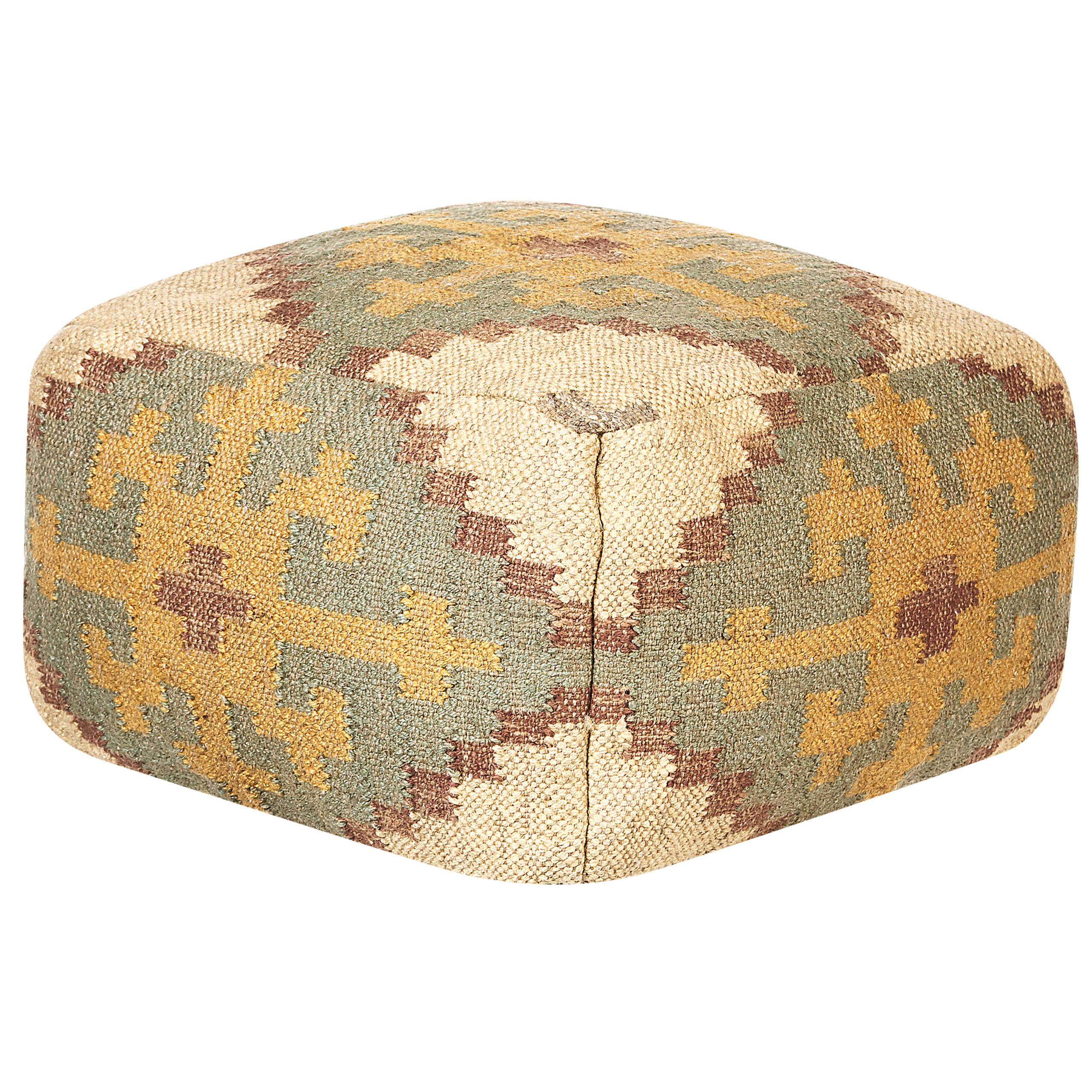 Puf SARON Jute Multifarvet