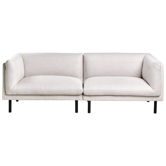 Sofa 3 personers VORGOD Lys Beige