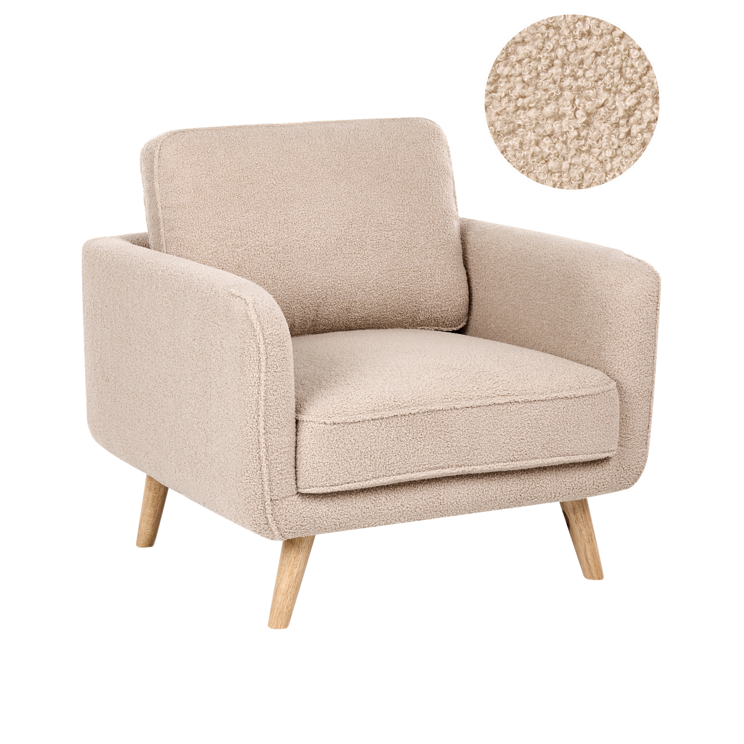 Lænestol KILJA Boucle Beige