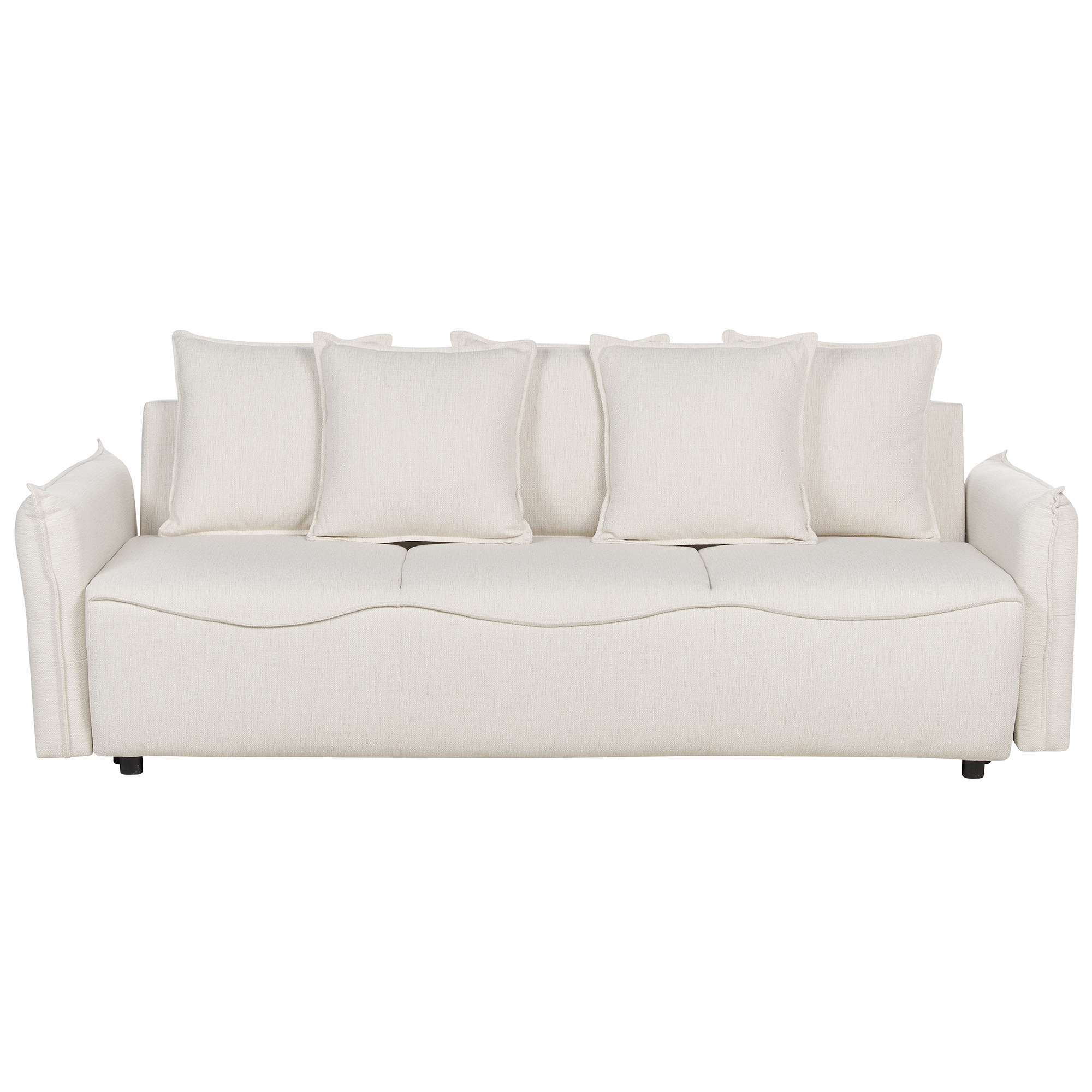 Sovesofa 3 personers KRAMA med opbevaring Cremehvid