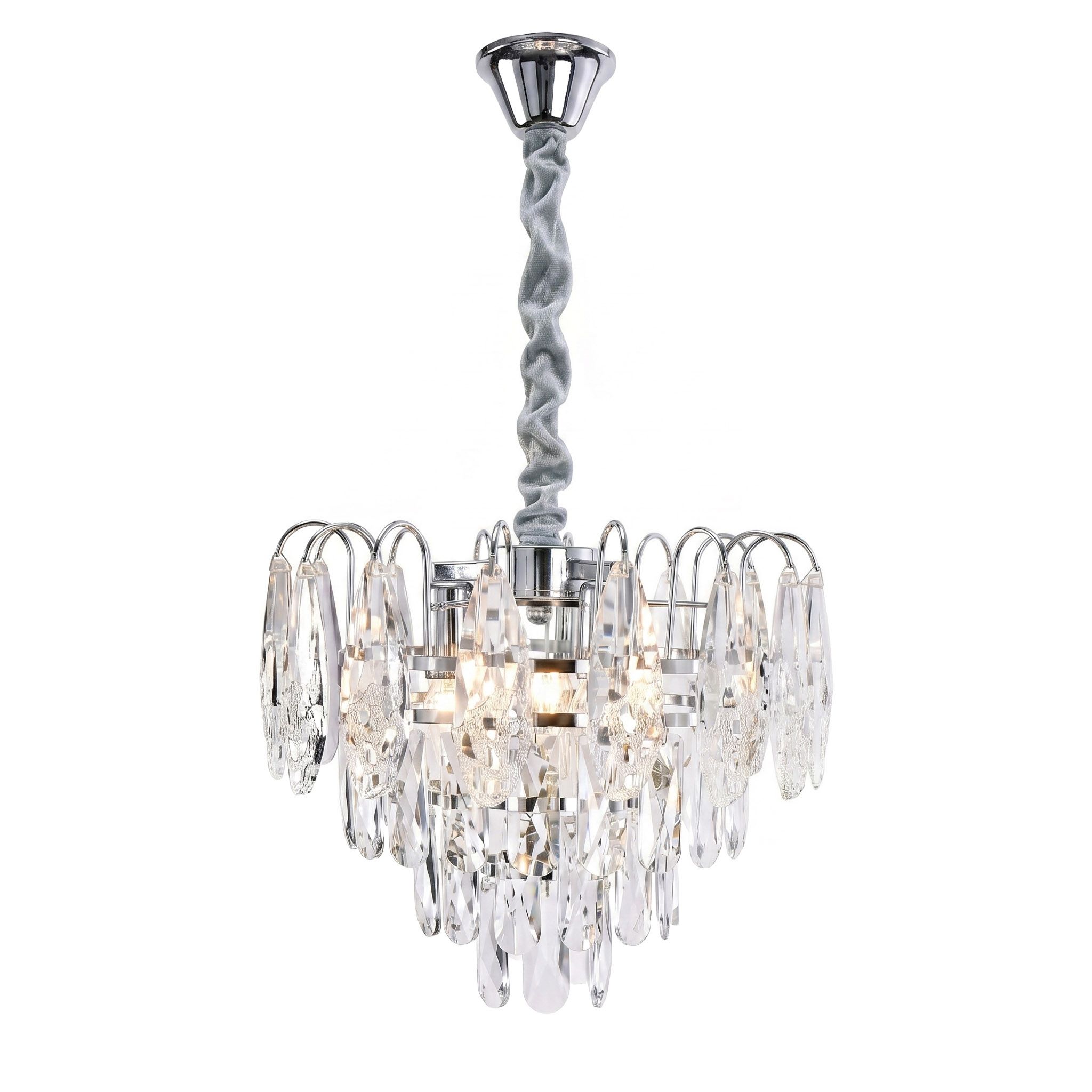 TOOLIGHT hængende loftlampe SWE077-CP 30cm Krom 30x30x78cm