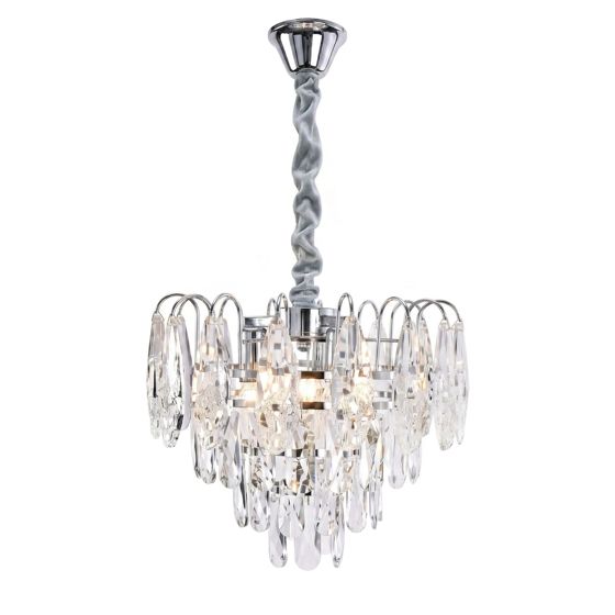 TOOLIGHT hængende loftlampe SWE077-CP 30cm Krom 30x30x78cm