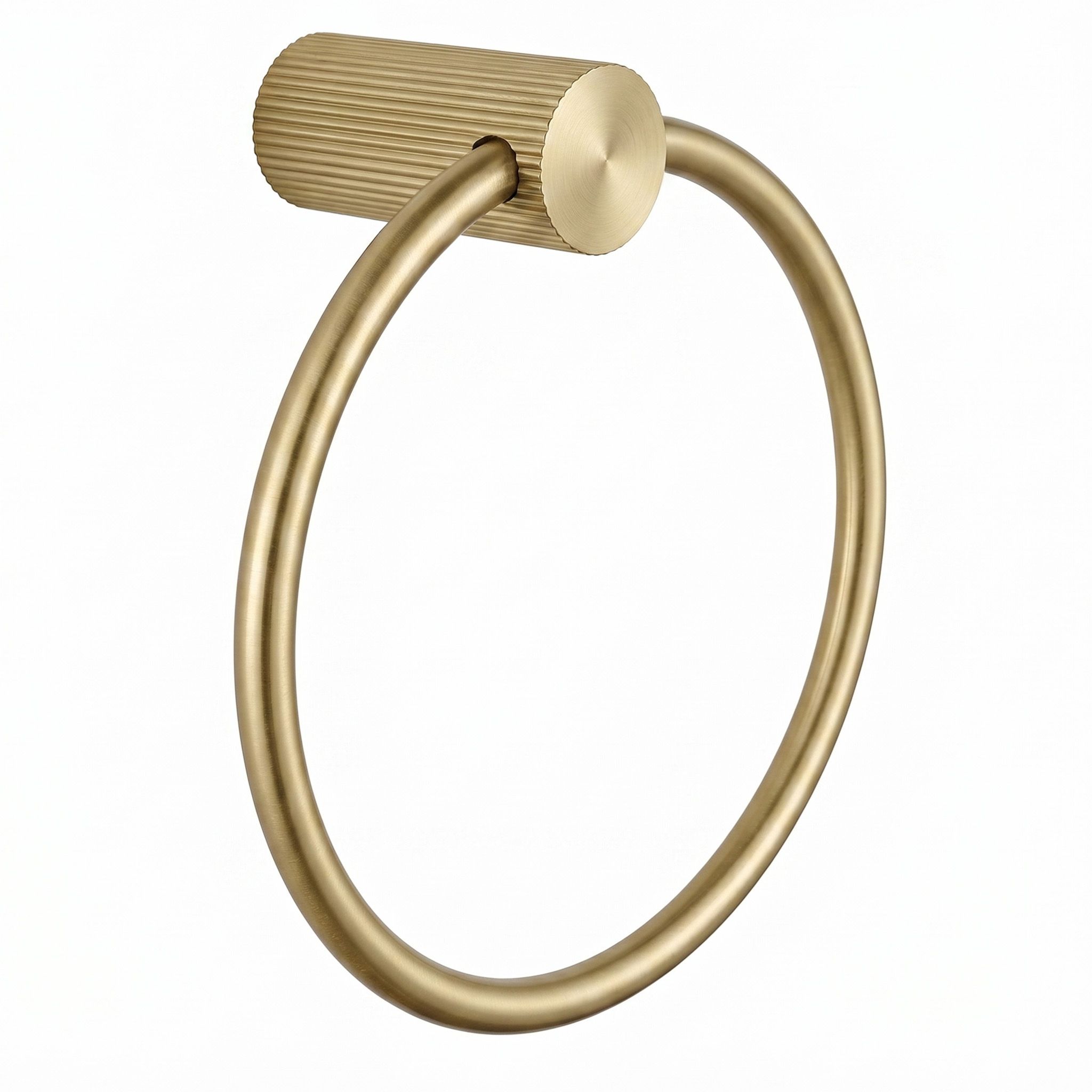 REA badeværelseskrog 64106 SOLO Børstet guld, 6,5x16x16,7cm