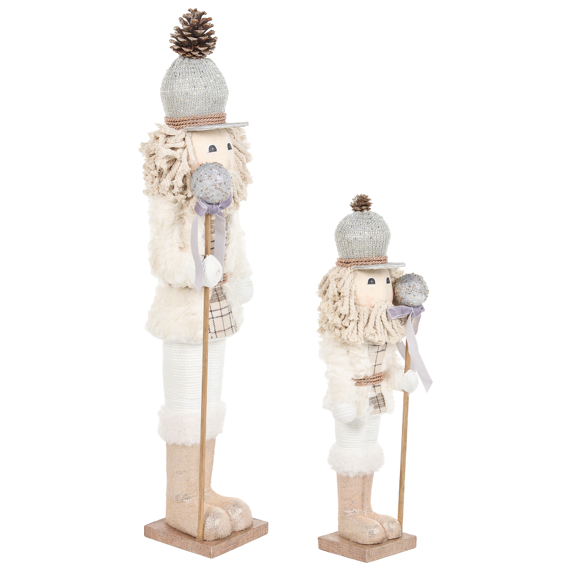 ALANIEMI 52/79 cm Nøddeknækker Beige