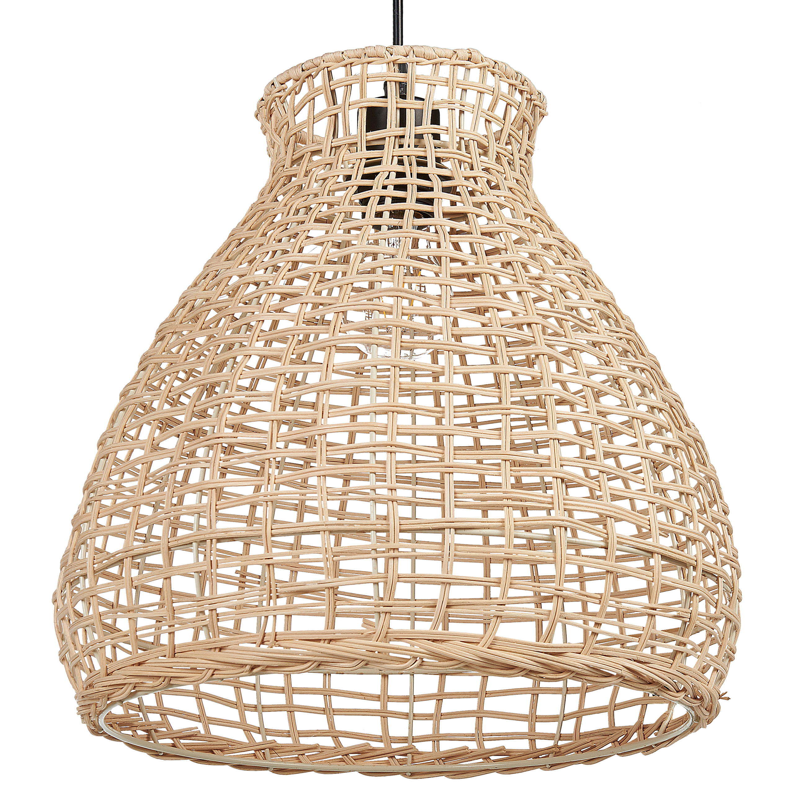 Loftlampe SAKENI Rattan Naturlig