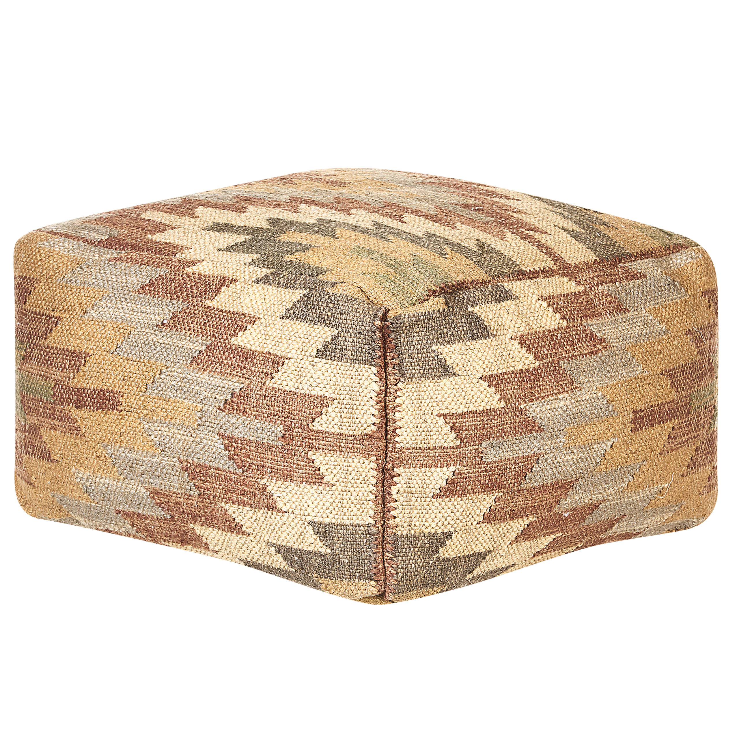Puf DEEPOR Jute Multifarvet