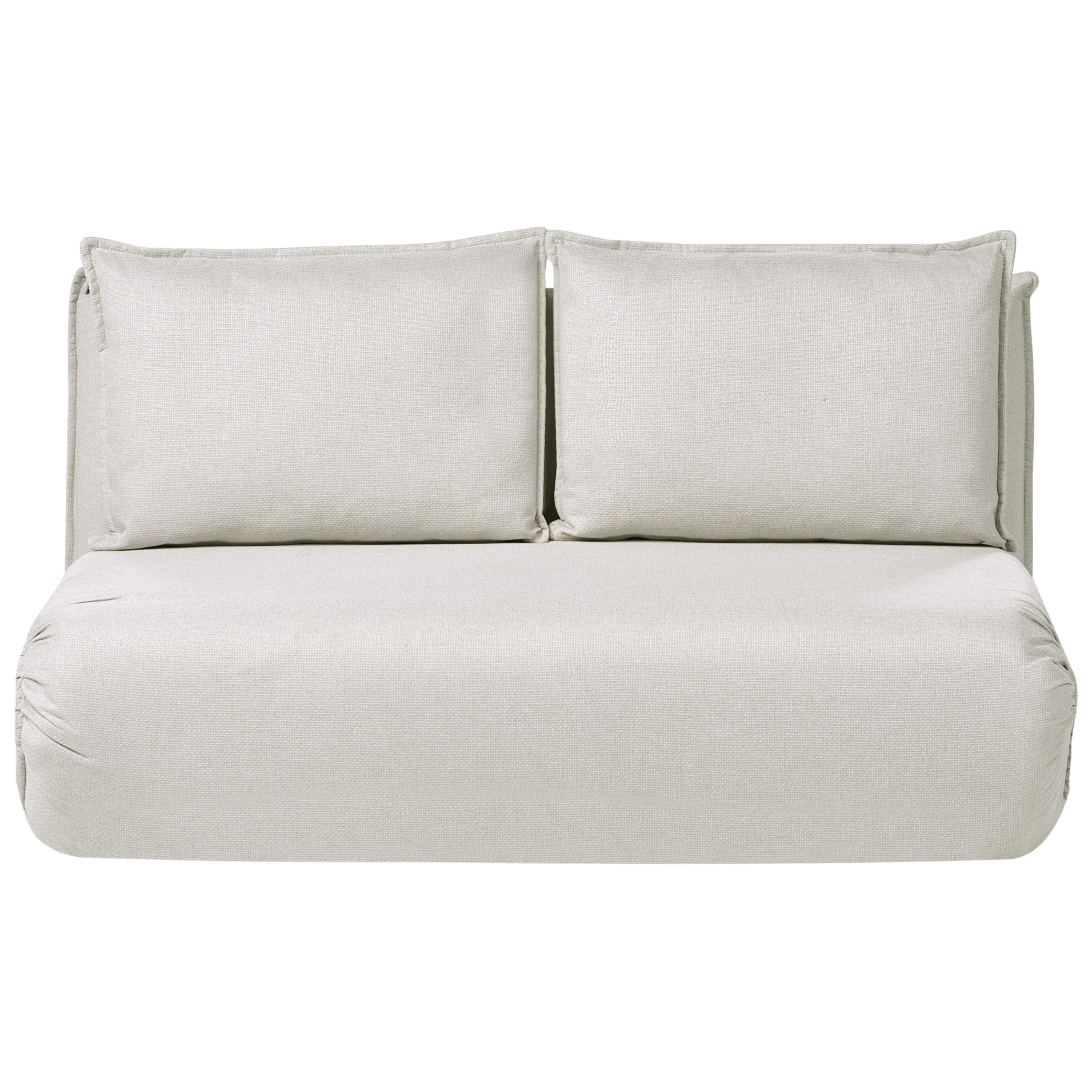 Sovesofa 2 personers ROROS Kunstlinned Cremehvid