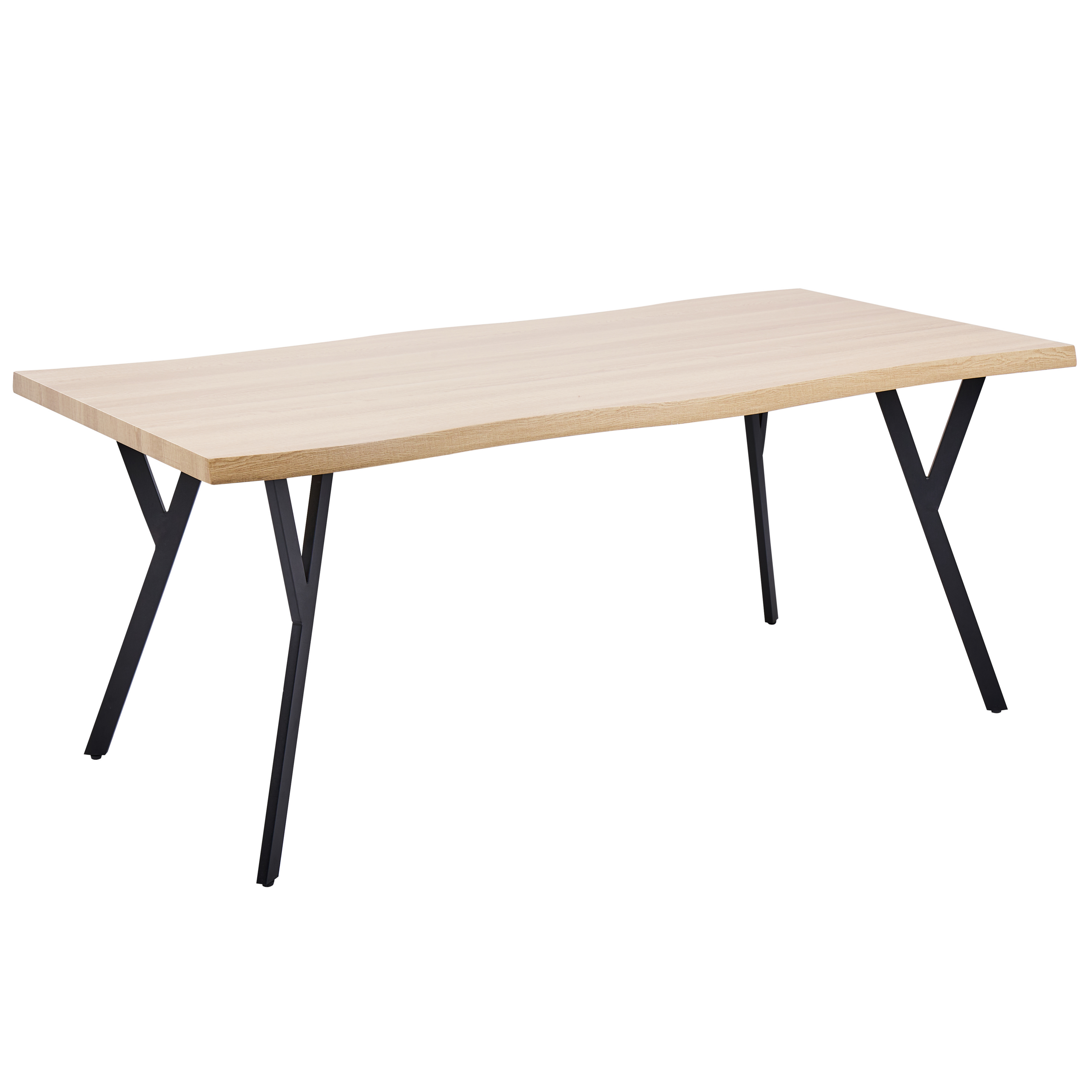 Spisebord ALTON Lysebrun 180 cm 90 cm