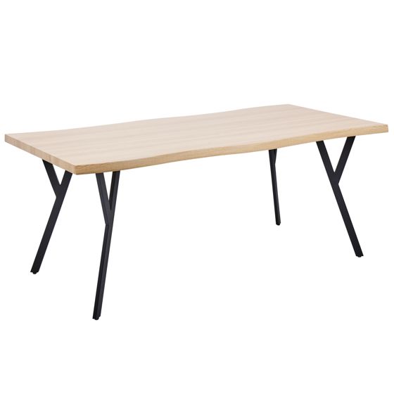Spisebord ALTON Lysebrun 180 cm 90 cm