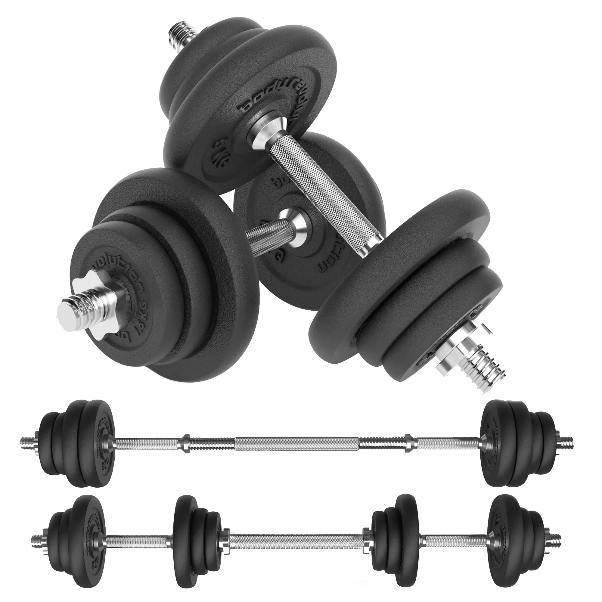 Body Revolution støbejerns håndvægtsæt 15 kg