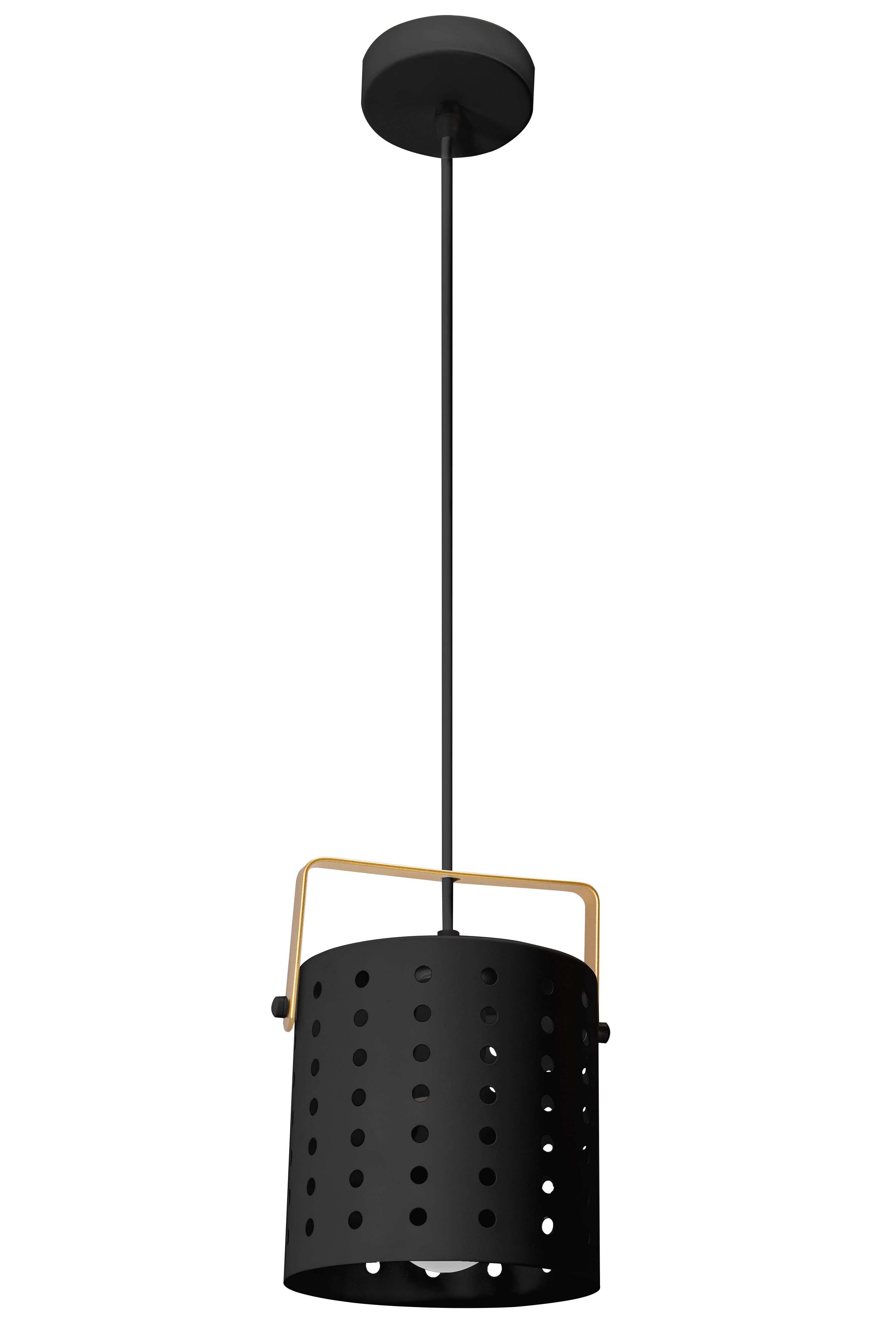 TOOLIGHT hængende loftlampe APP956-1CP ROUND 20CM Sort 20x15x80cm