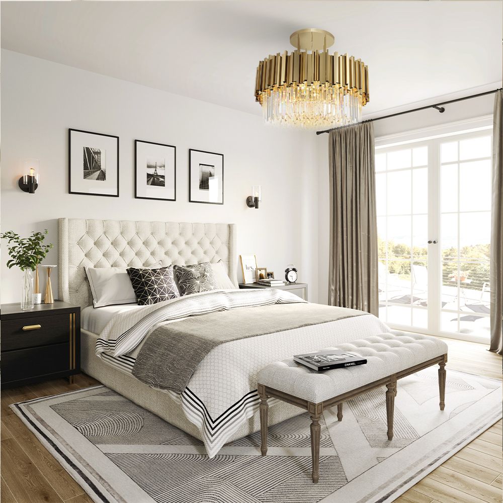 TOOLIGHT loftlampe APP1100 Guld 40x40x13,5cm