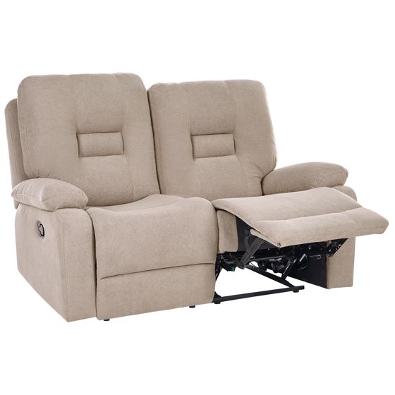Manuel recliner sofa 2 personers BERGEN Brungrå
