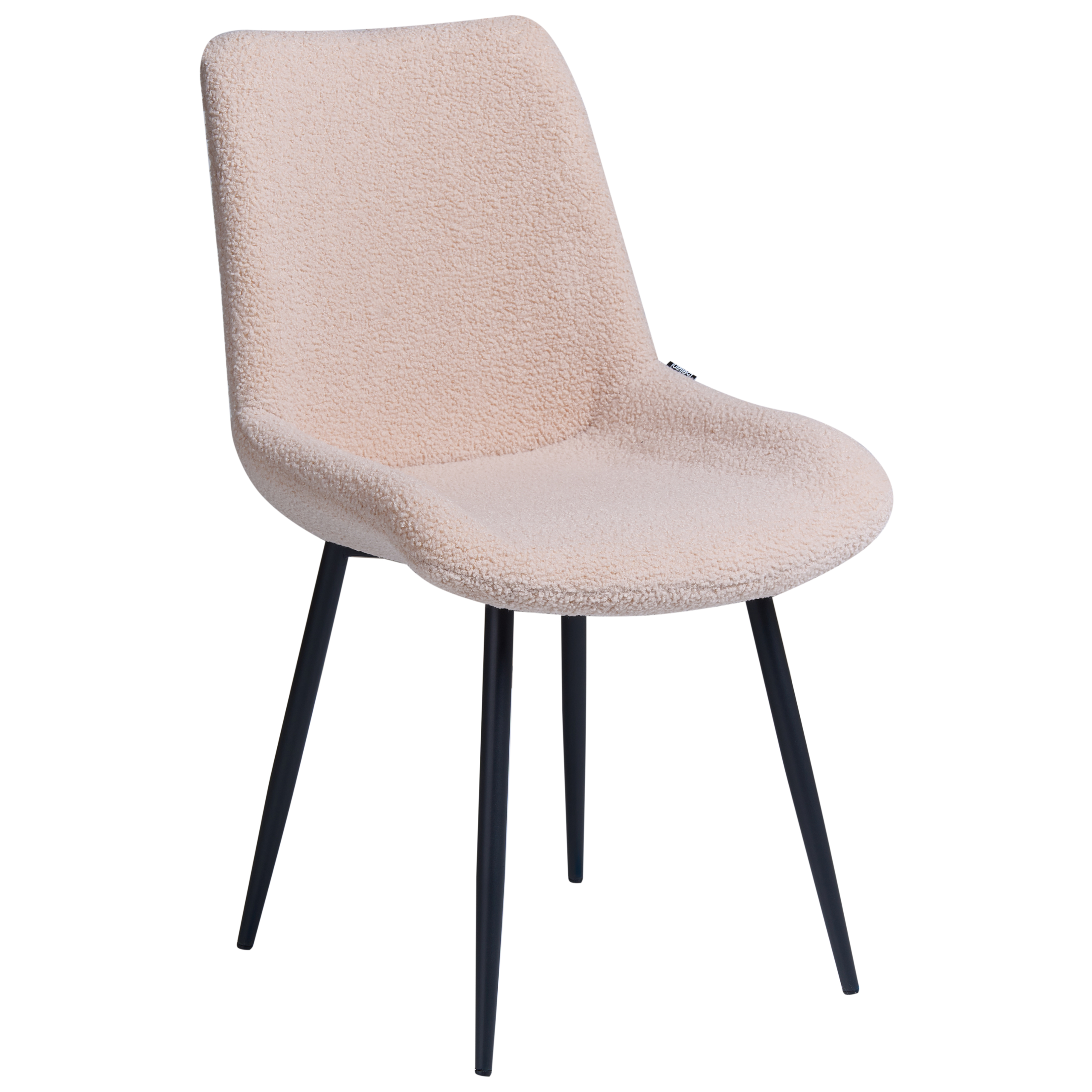 Sæt med 2 spisebordsstole AVILLA Boucle Beige