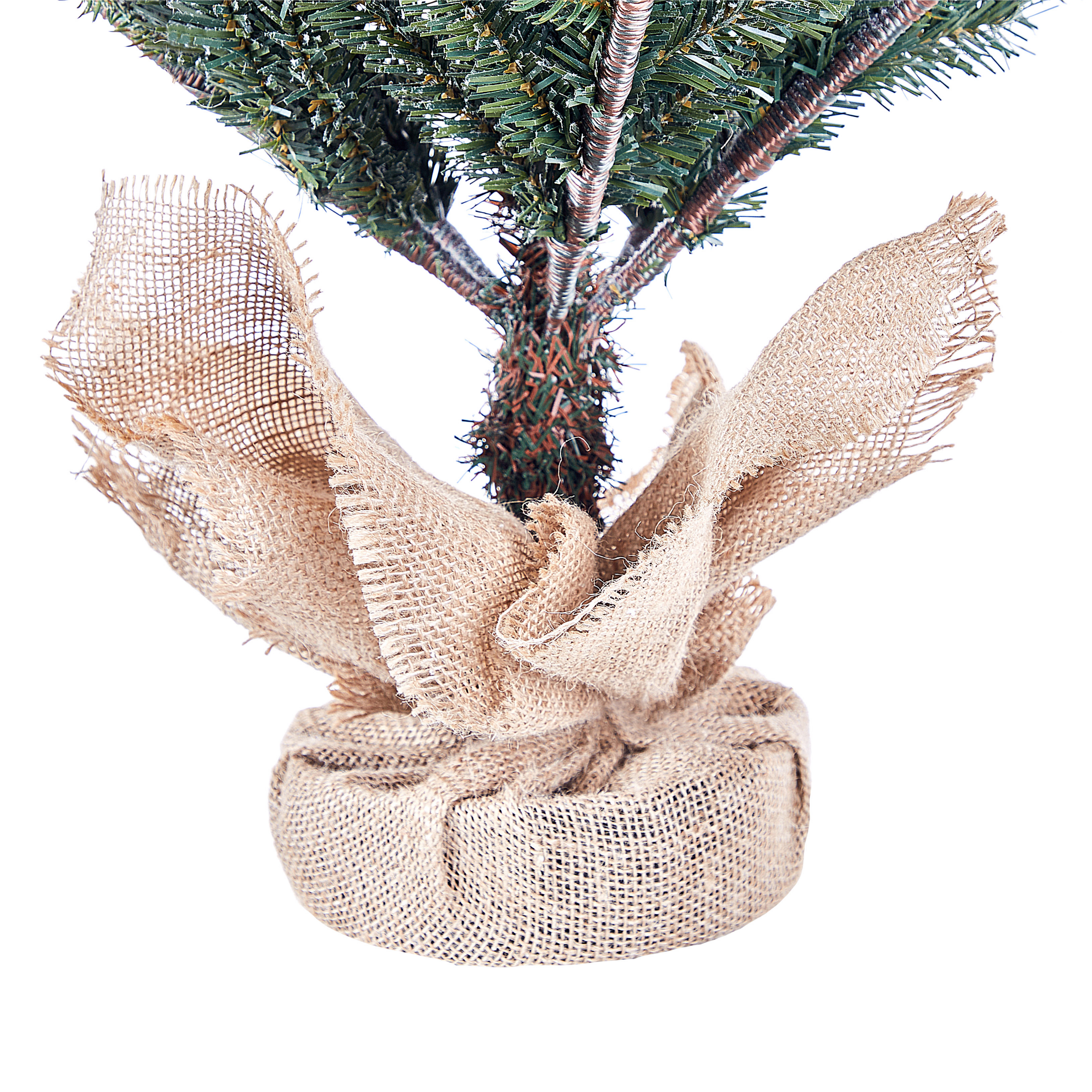 Sneklædt juletræ RINGROSE 90 cm Grøn