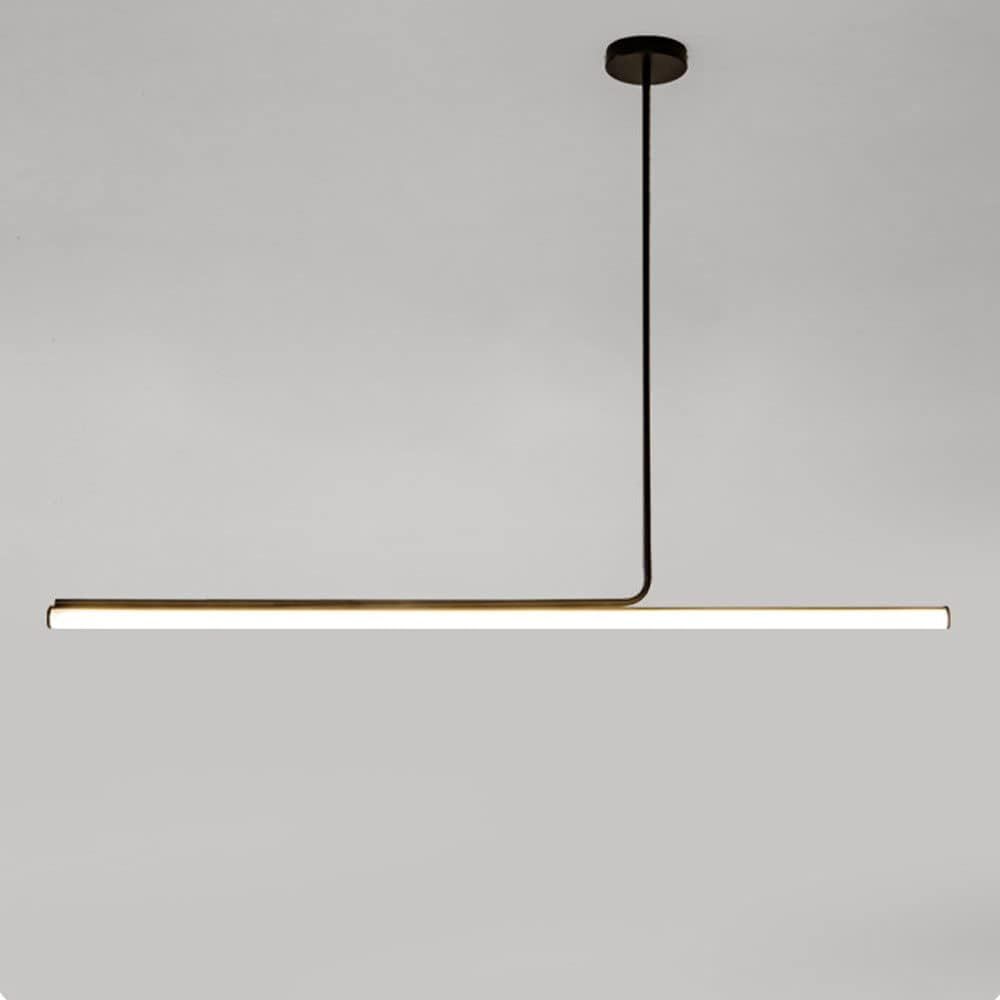 TOOLIGHT hængende loftlampe LED APP1660-CP 140CM Sort 140,5x3x88cm