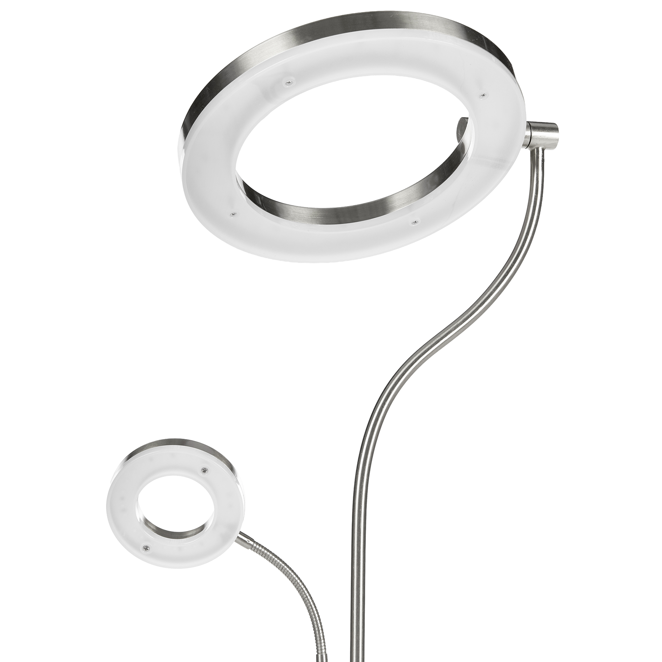 LED-gulvlampe AFTON Metal Sølv