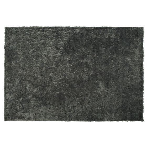 Shaggy gulvtæppe EVREN Mørkegrå 160 x 230 cm