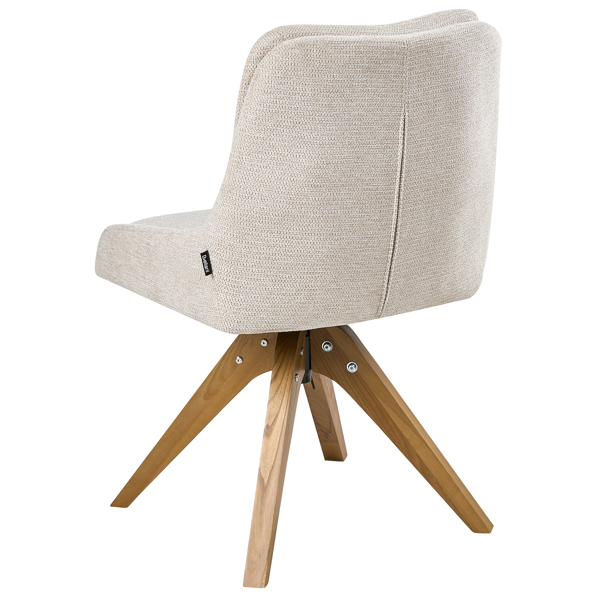 Sæt med 2 spisebordsstole DORRIS Lys Beige
