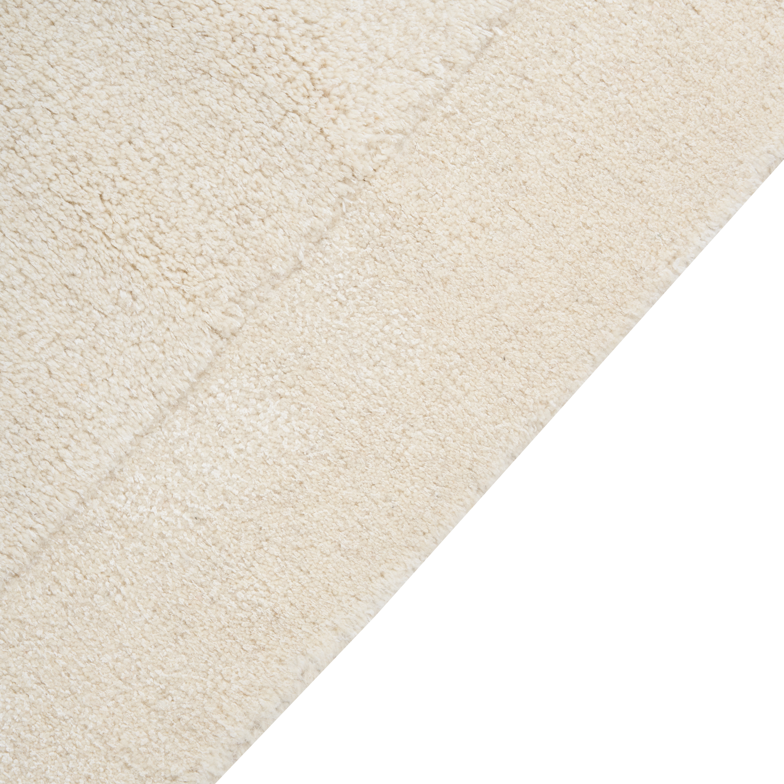 Gulvtæppe BERANI Lys Beige 80 x 250 cm Viskose
