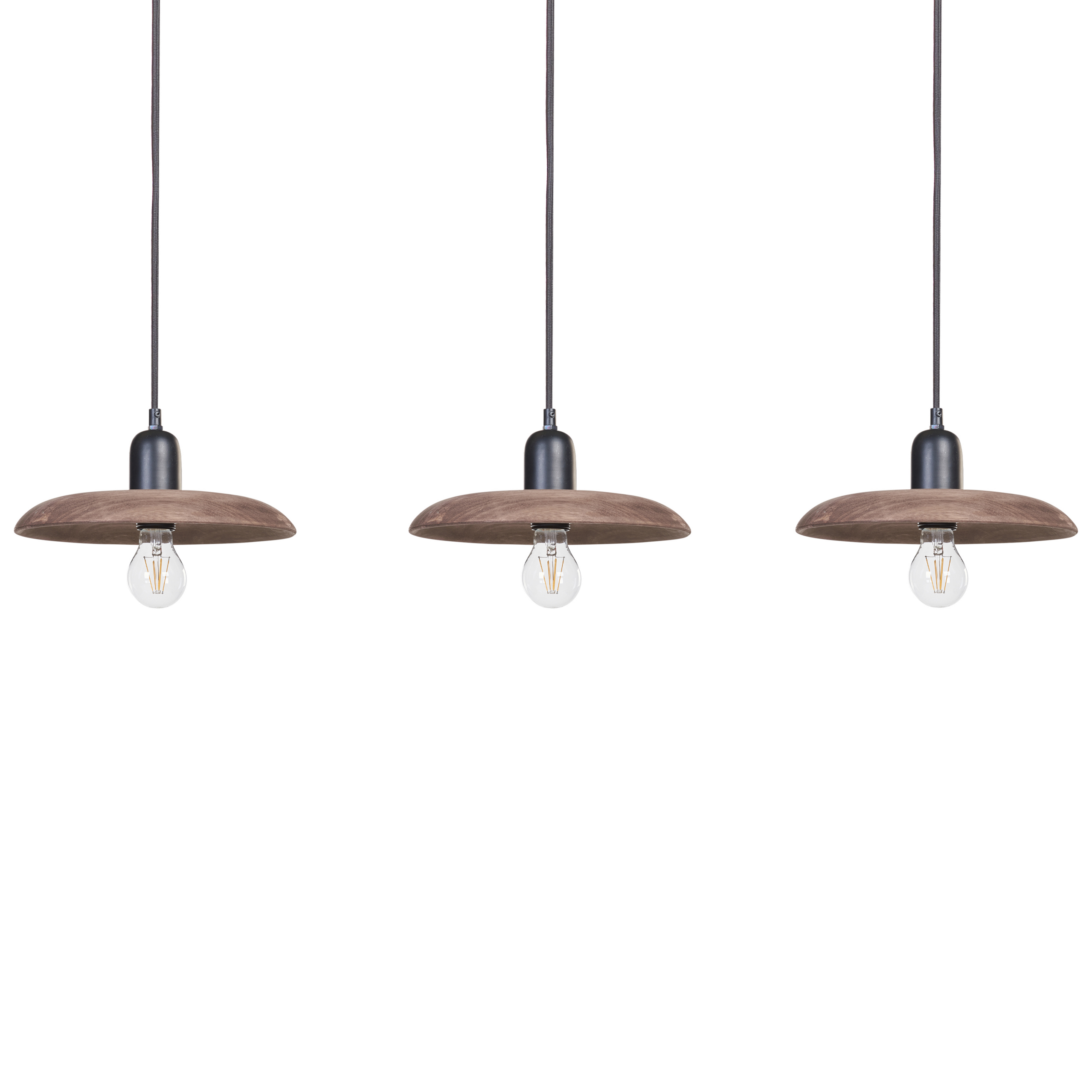 Loftlampe MANJEERA Mangotræ Mørkebrun