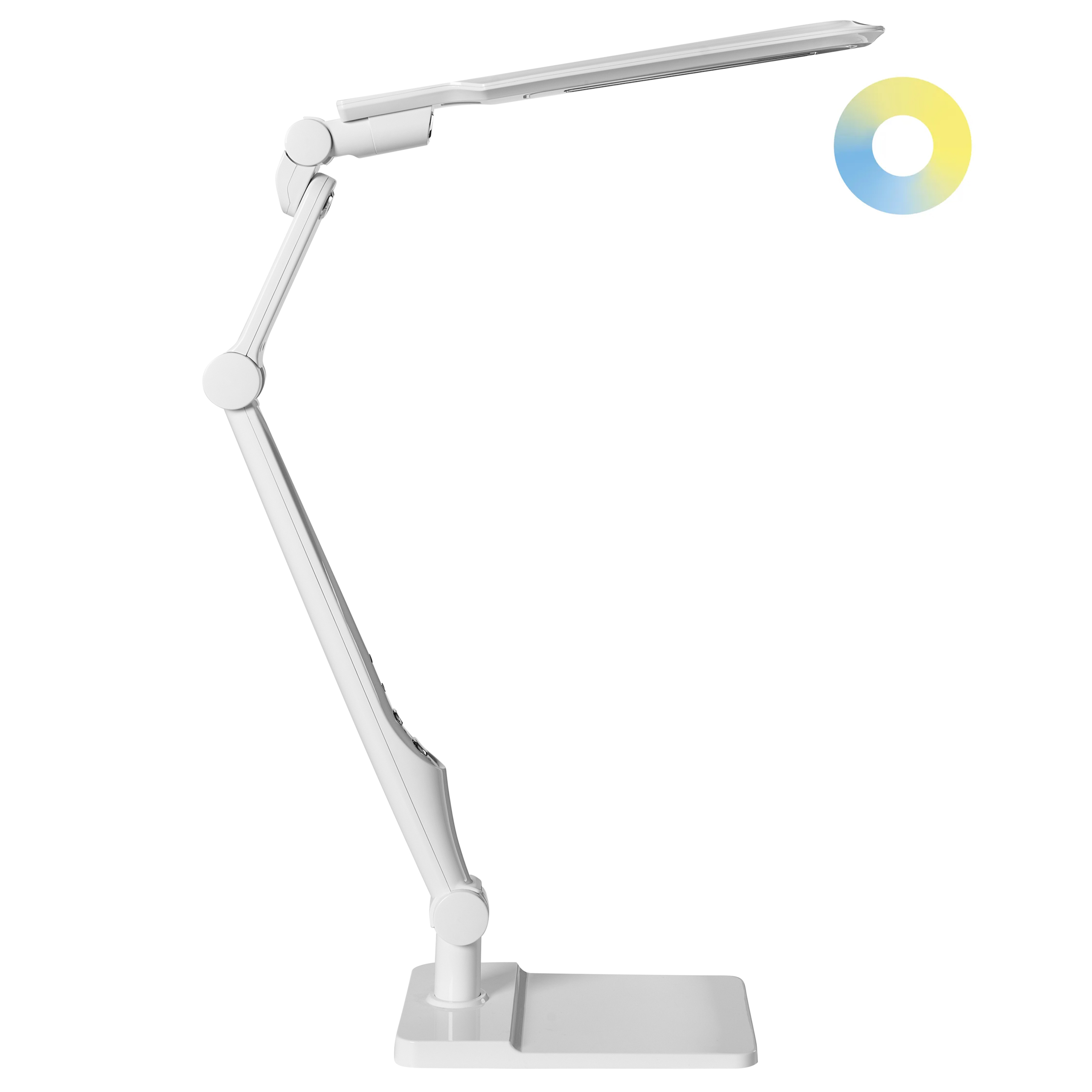 LED skrivebordslampe PEGASI Med dæmpning Hvid