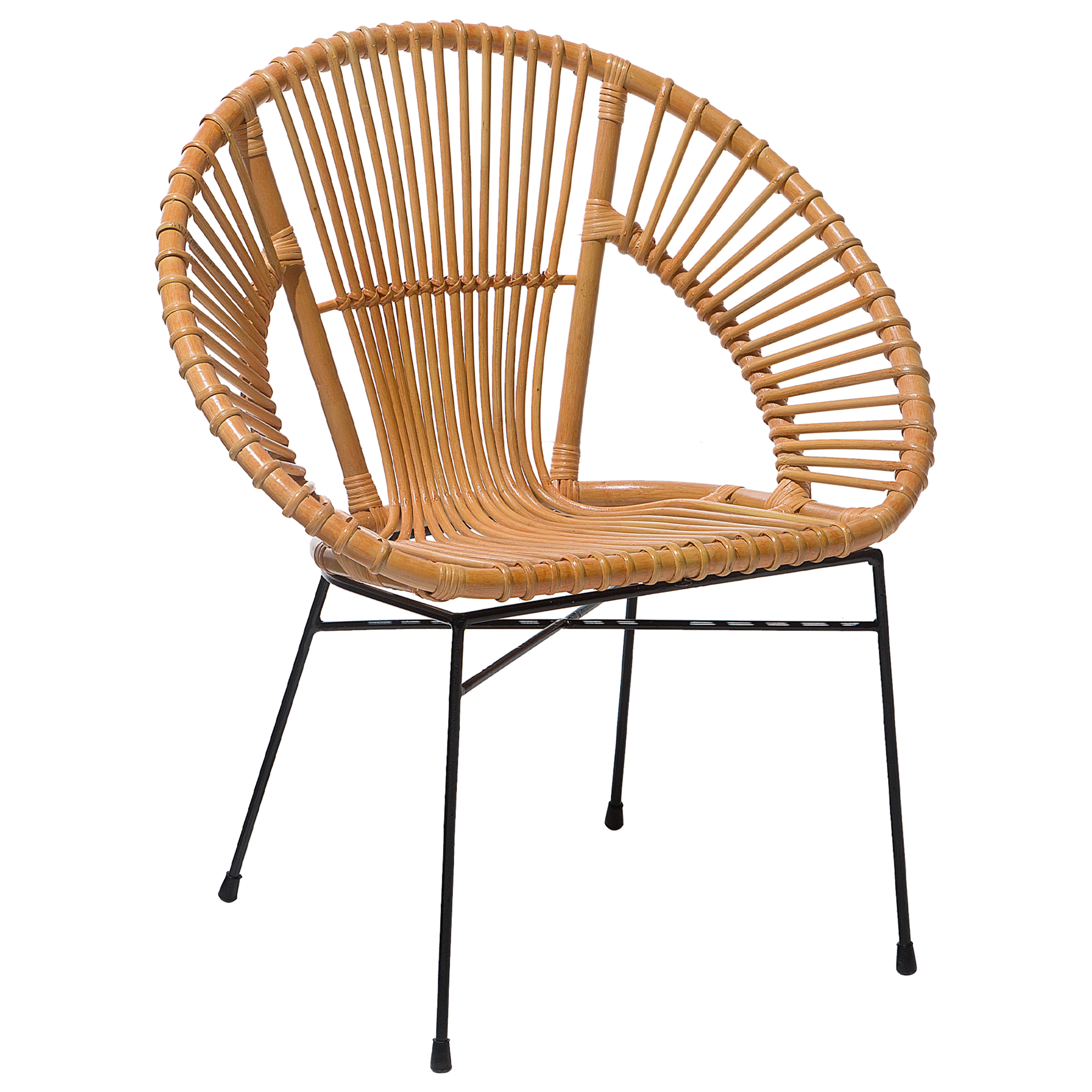 Spisebordsstol SARITA Rattan Naturlig