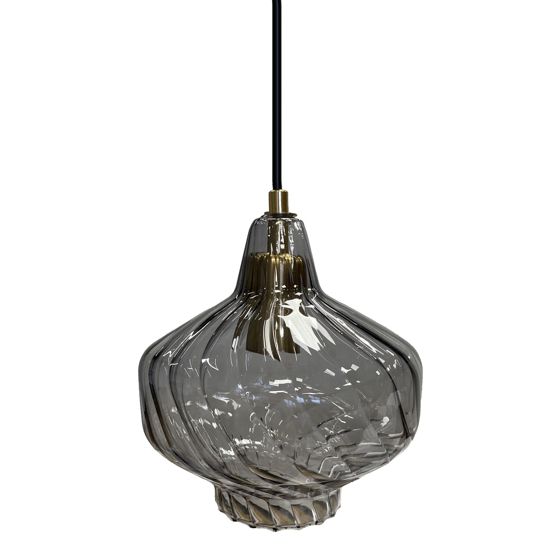 TOOLIGHT hængende loftlampe APP1122-1CP Grå 18x10x18cm