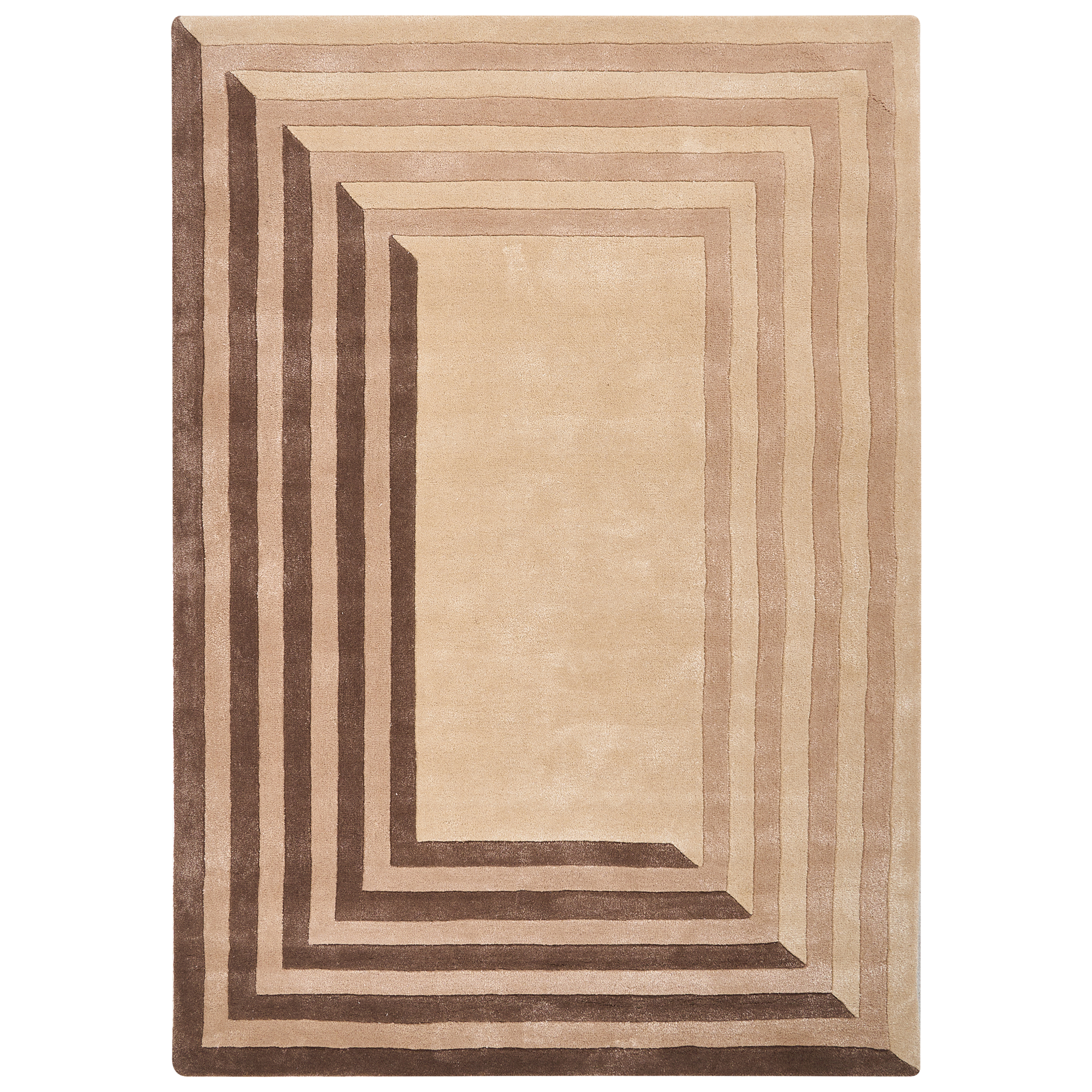 Gulvtæppe SARAI Beige 160 x 230 cm Viskose