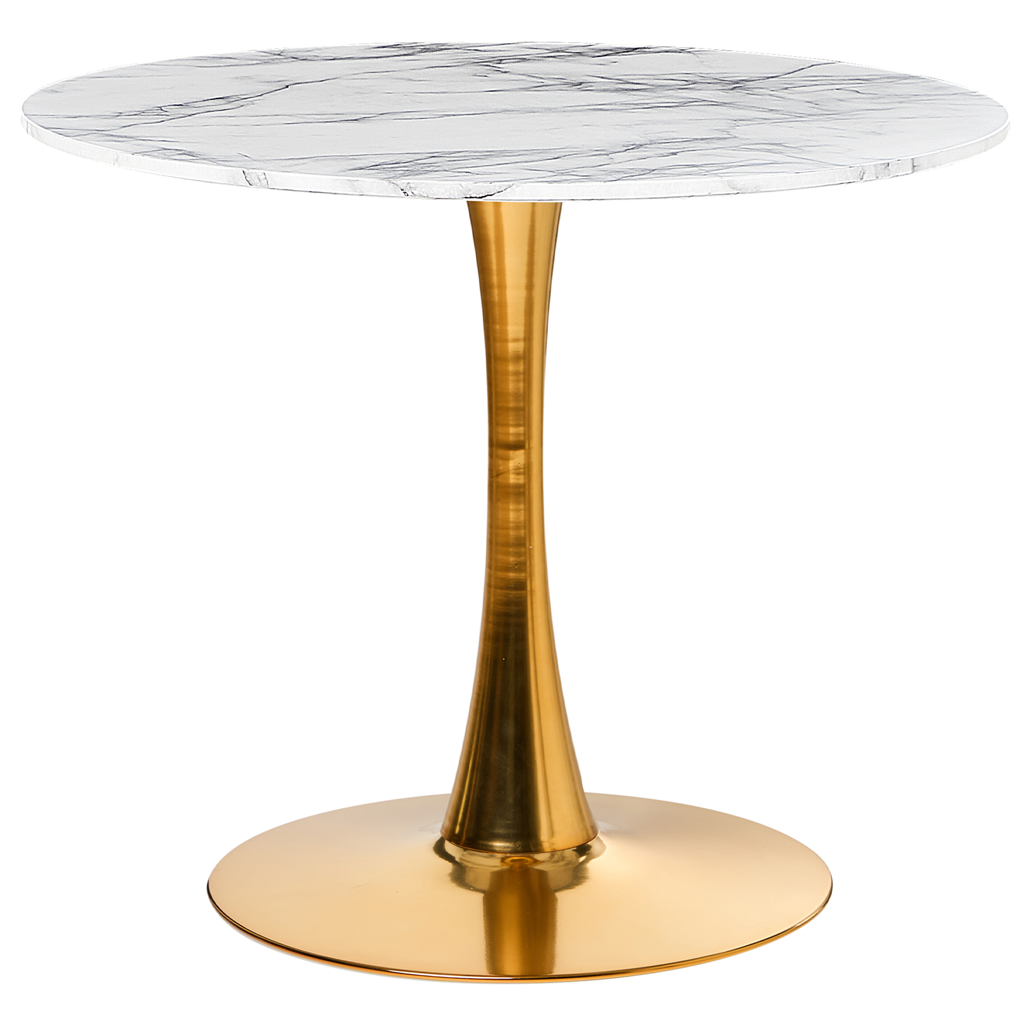 Spisebord BOCA Marmor/guld 90 cm 90 cm