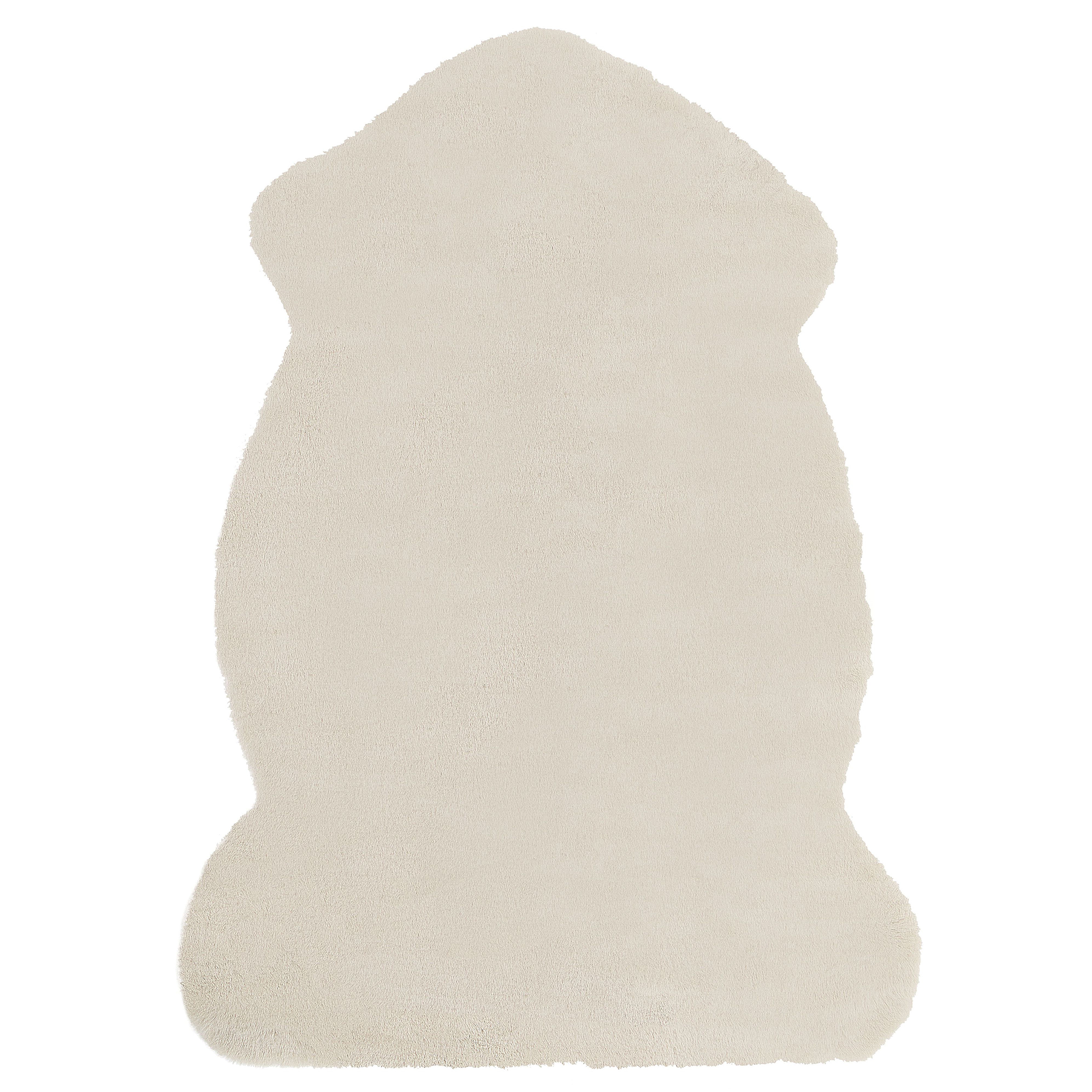Tæppe af kunstpels UNDARA Beige 60 x 90 cm