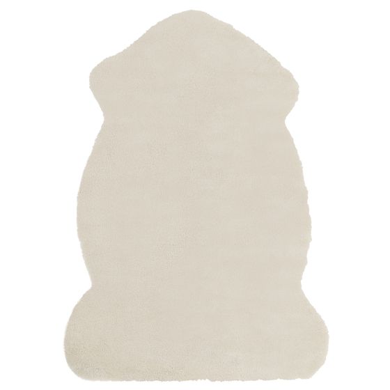 Tæppe af kunstpels UNDARA Beige 60 x 90 cm