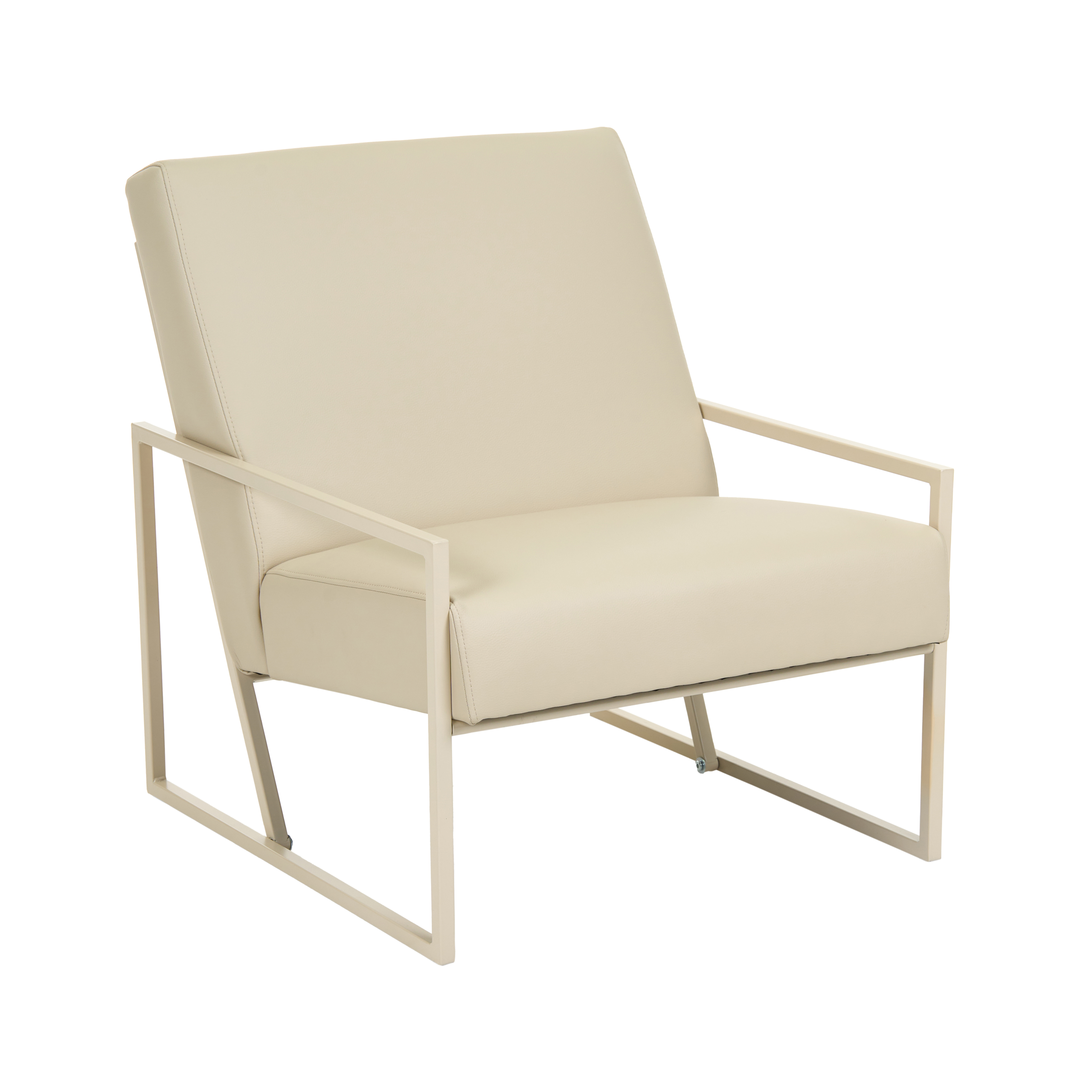 Lænestol DELARY Kunstlæder Beige