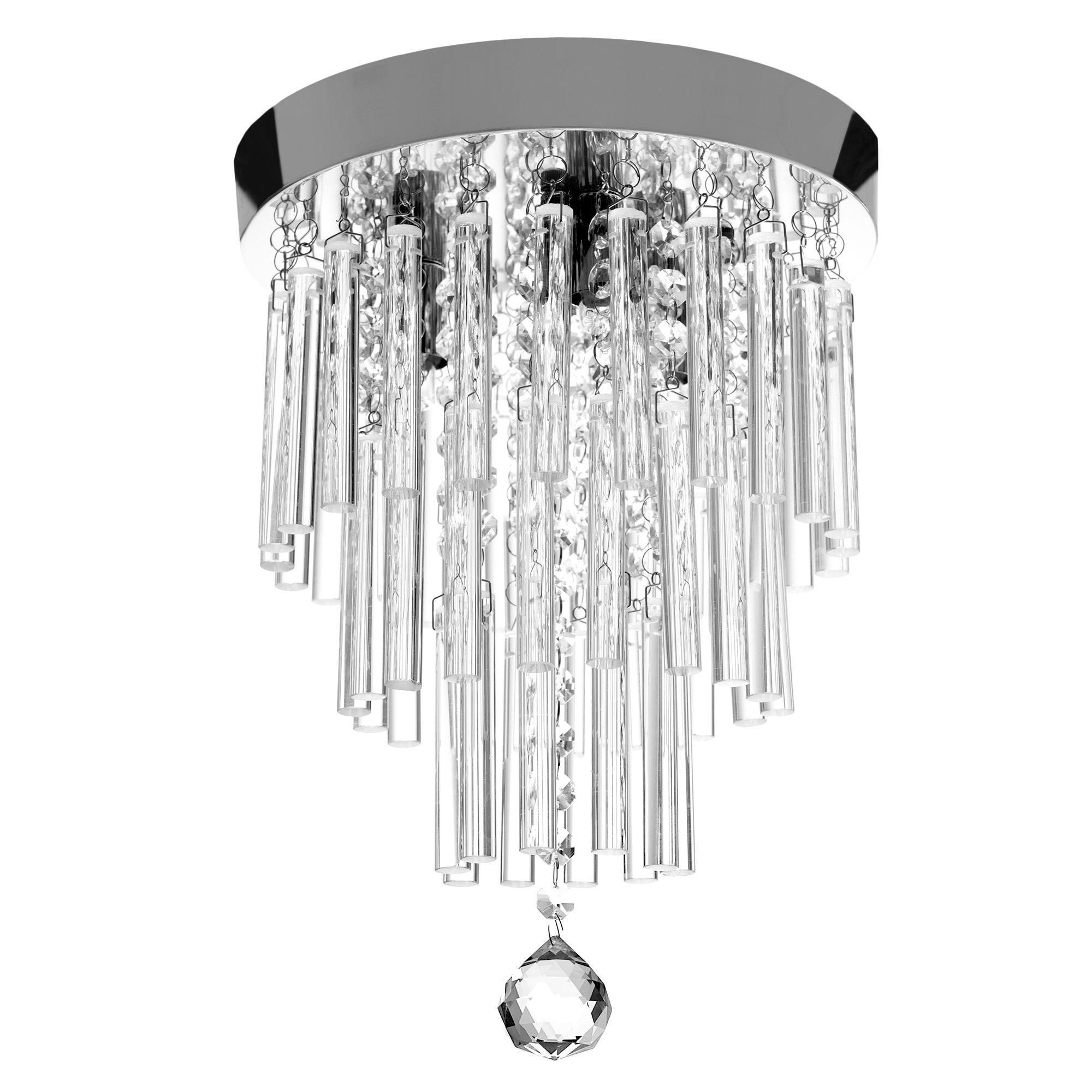 TOOLIGHT loftlampe APP787-3C Gennemsigtig 25x25x35cm
