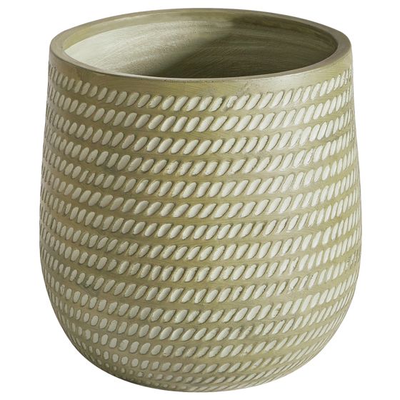 Urtepotte LIVADIA 39 cm Olivengrøn