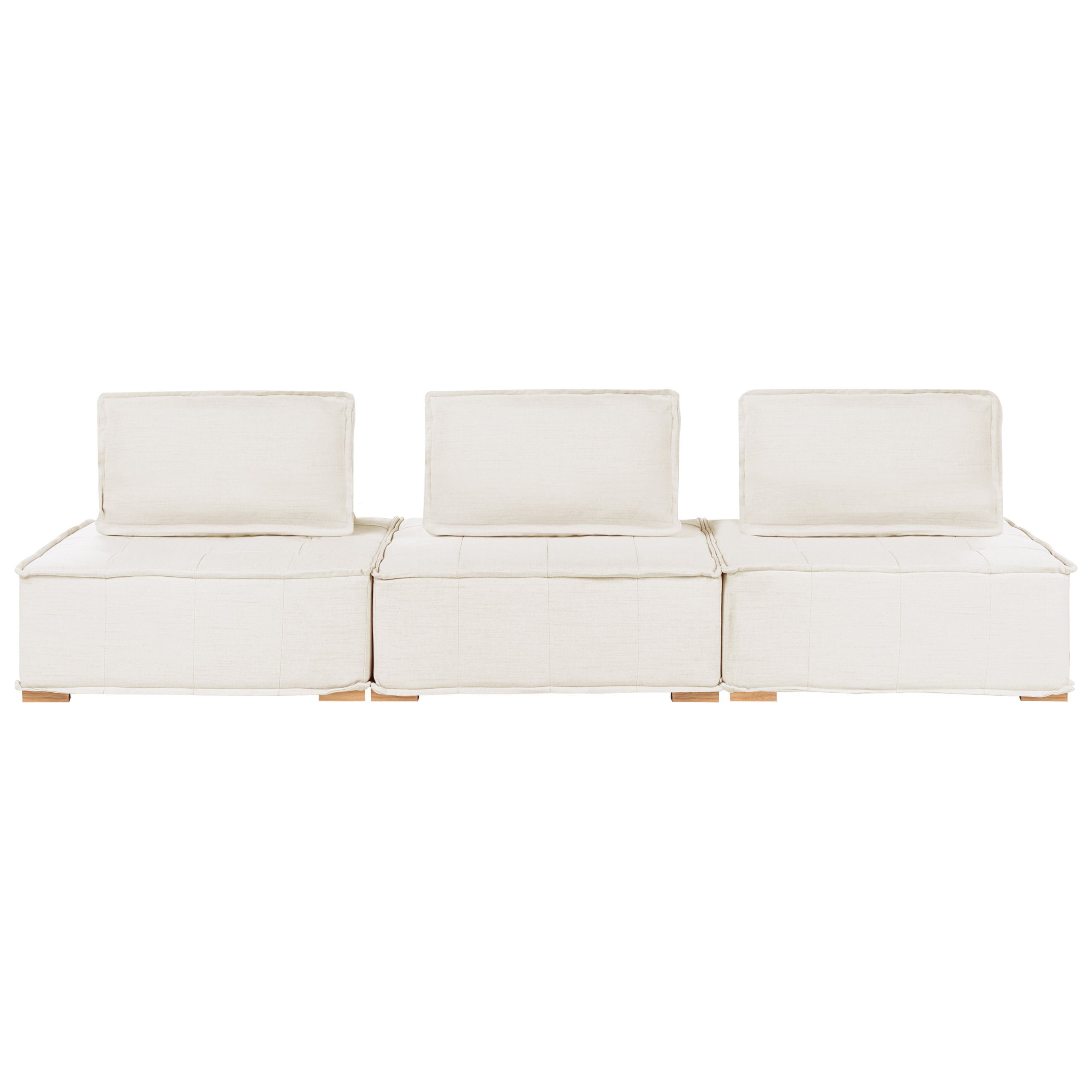 Modulsofa 3 personers TIBRO Cremehvid