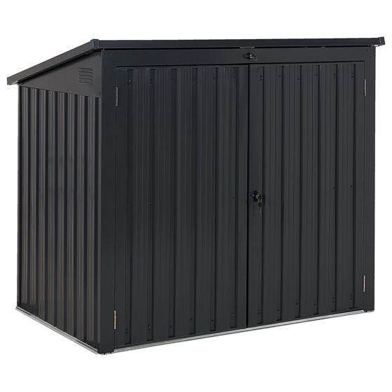 Værktøjsrum MOENA 158 cm 96 cm Metal Grafit
