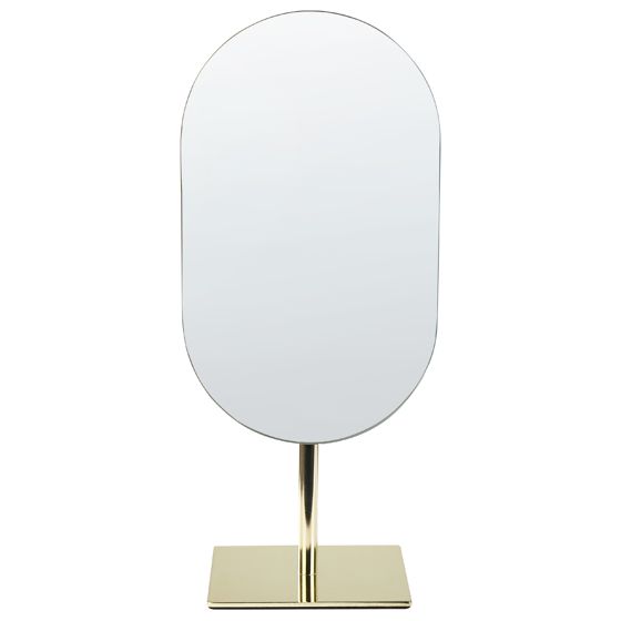 Makeup spejl CANTAL Guld