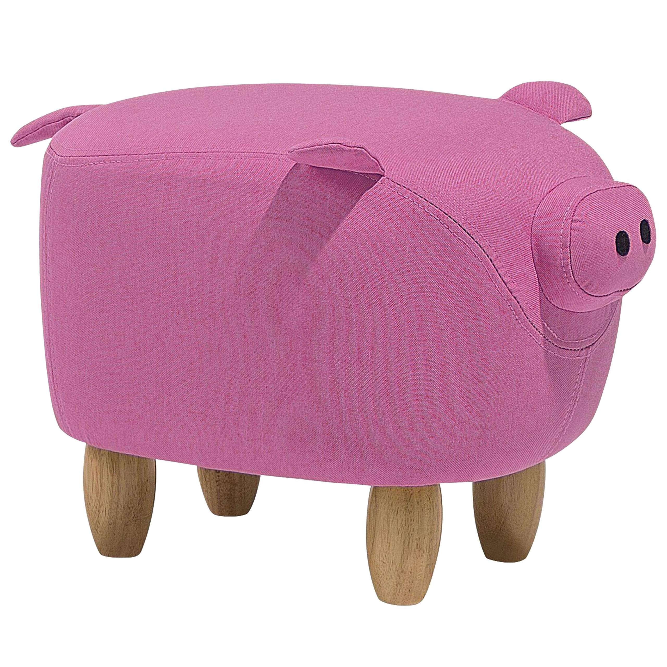 Dyrepuf PIGGY Gris Lyserød