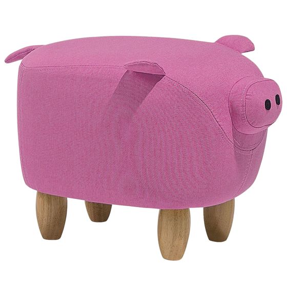 Dyrepuf PIGGY Gris Lyserød